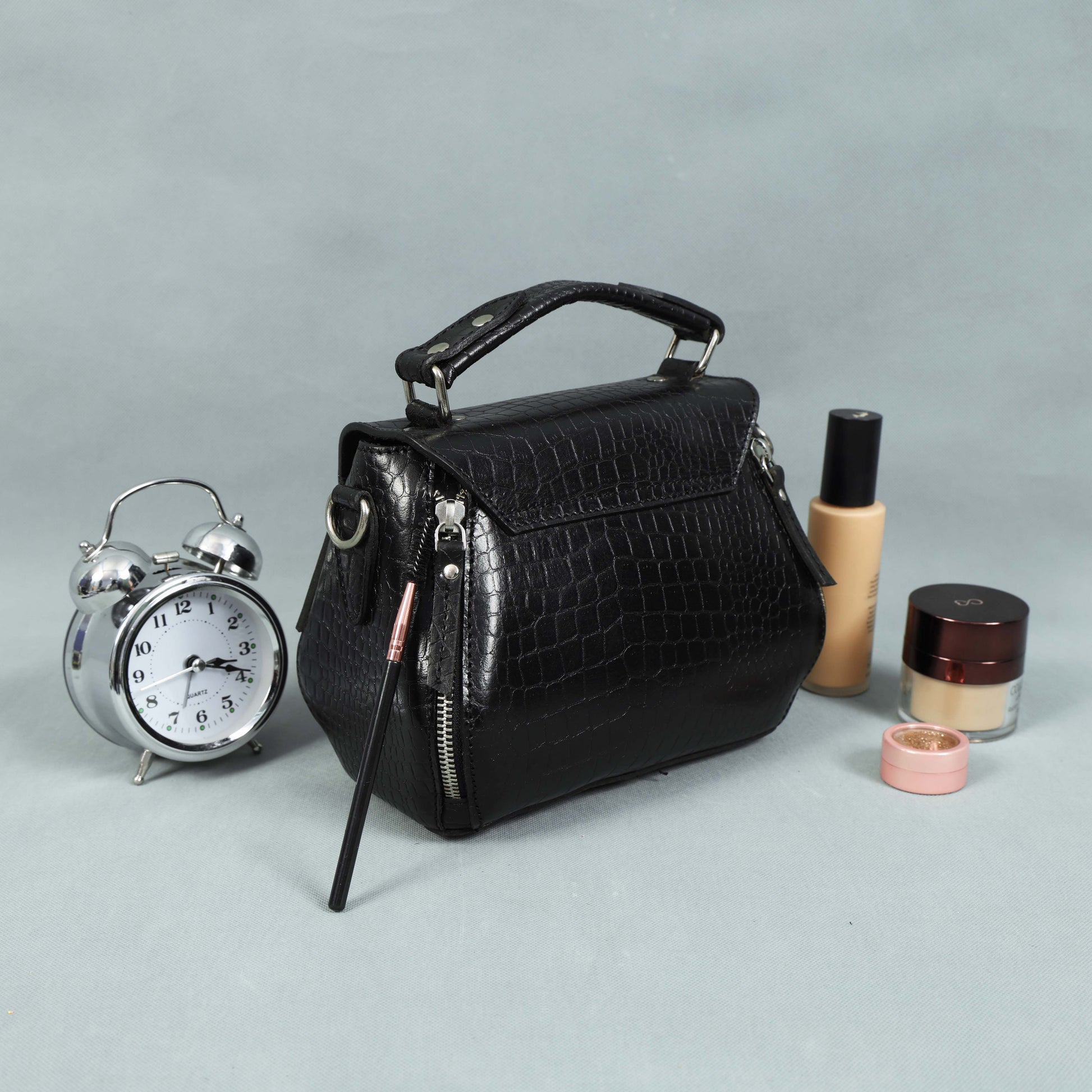 pure leather sling bag with extra storage for girls and women | Party wear, Art: BG-1568-C