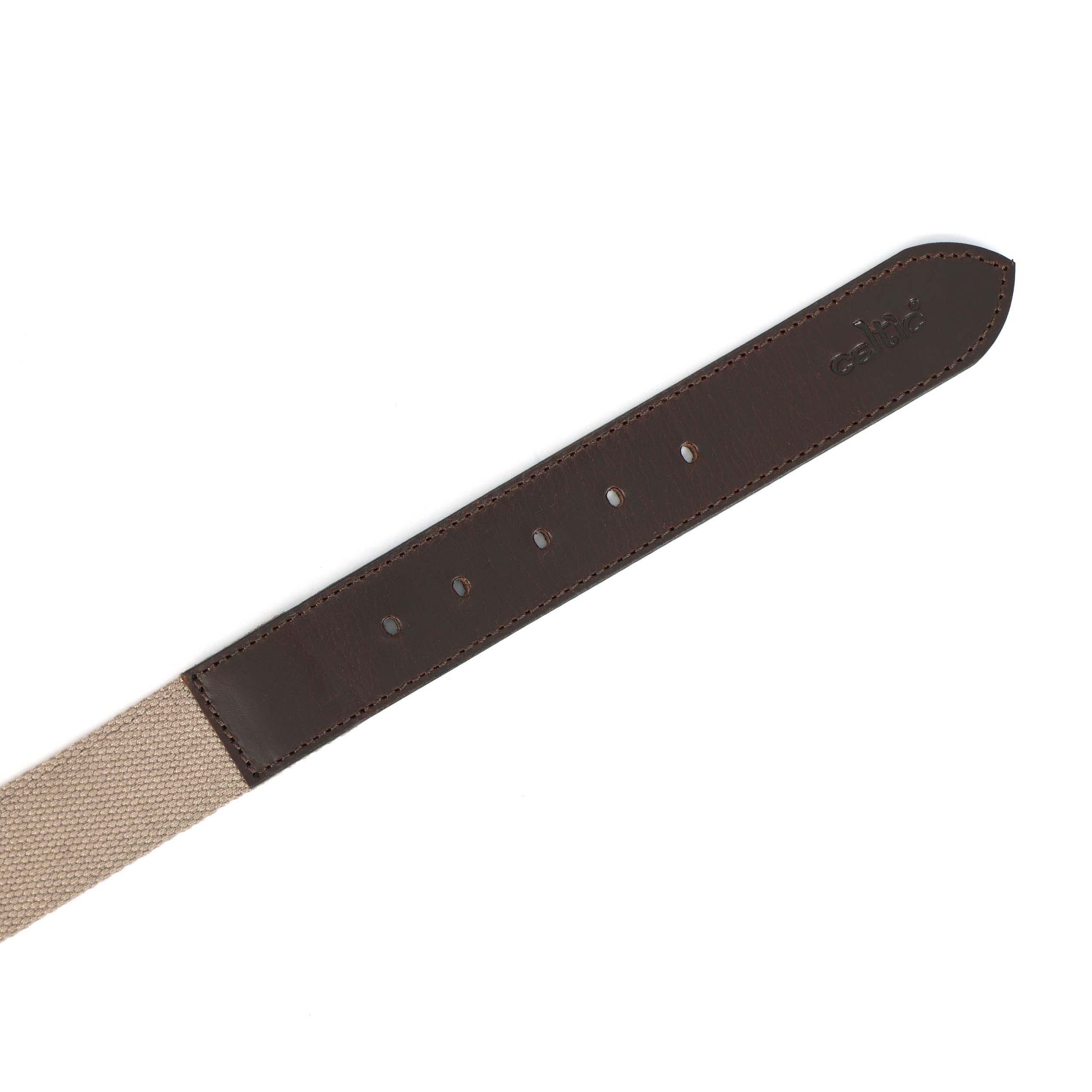 Premium  Leather Belt with Webbing  35mm Wide. LB-831