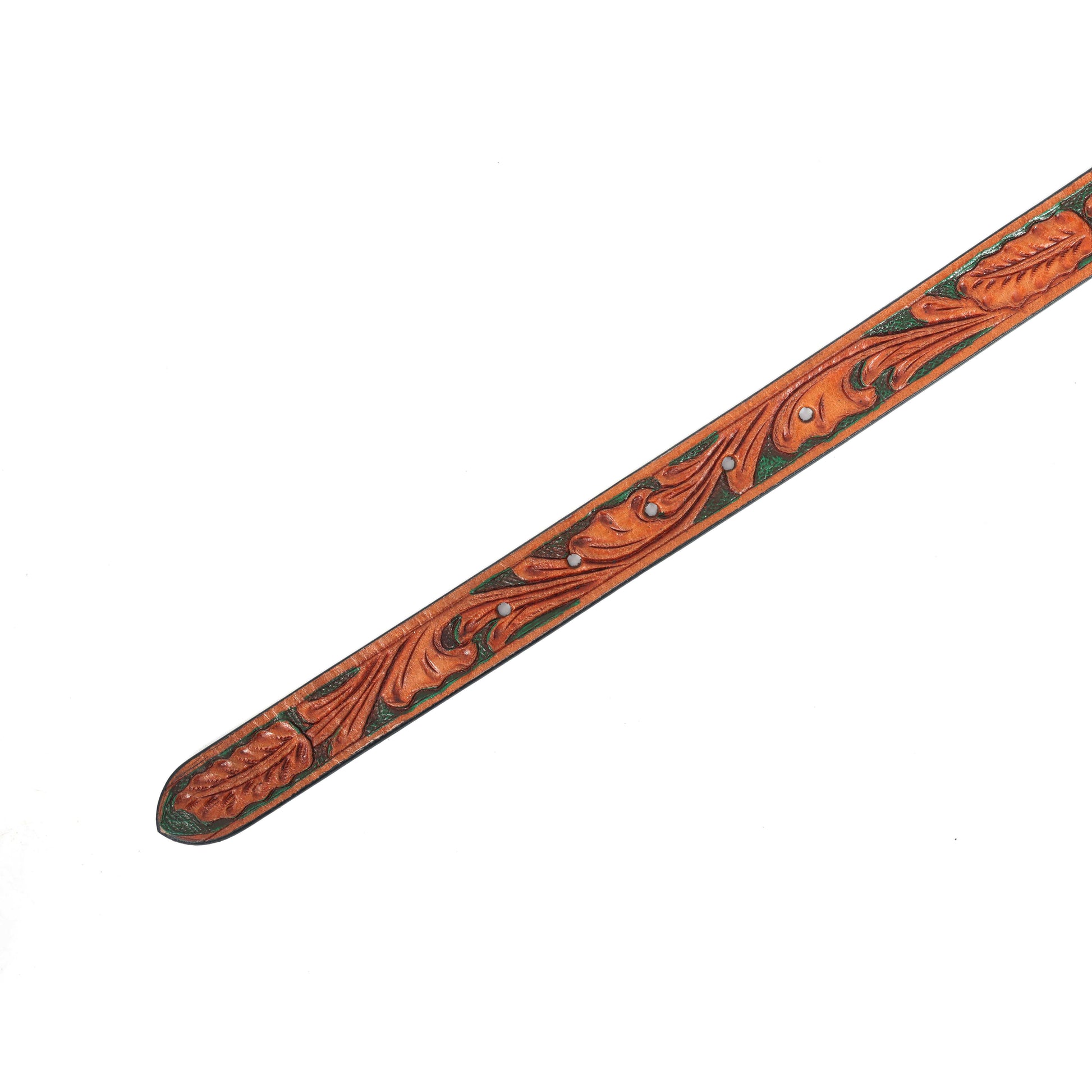 Premium Brown & Black Leather Belt with Silver Buckle  Elegant Formal Wear Accessory. LB-857