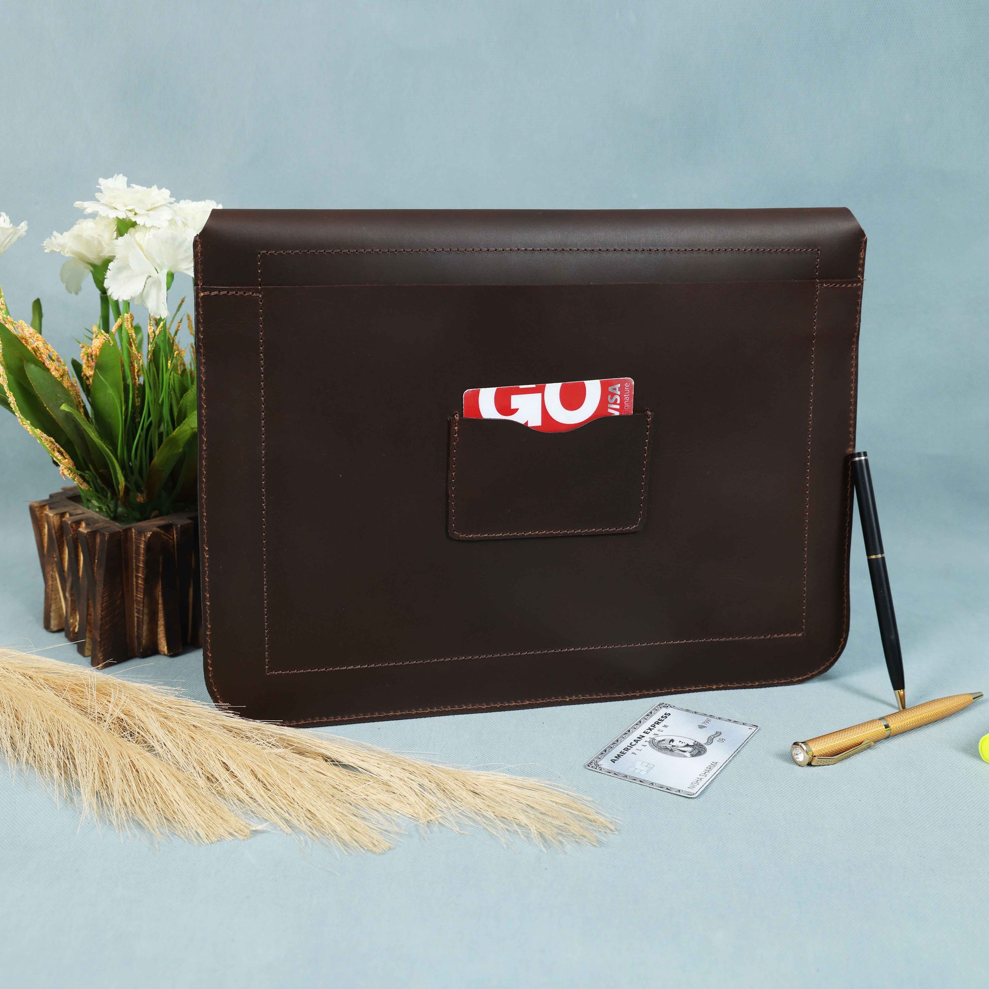 Premium Genuine Leather iPad Cover - Stylish, Durable, and Protective, ART:-LA-06