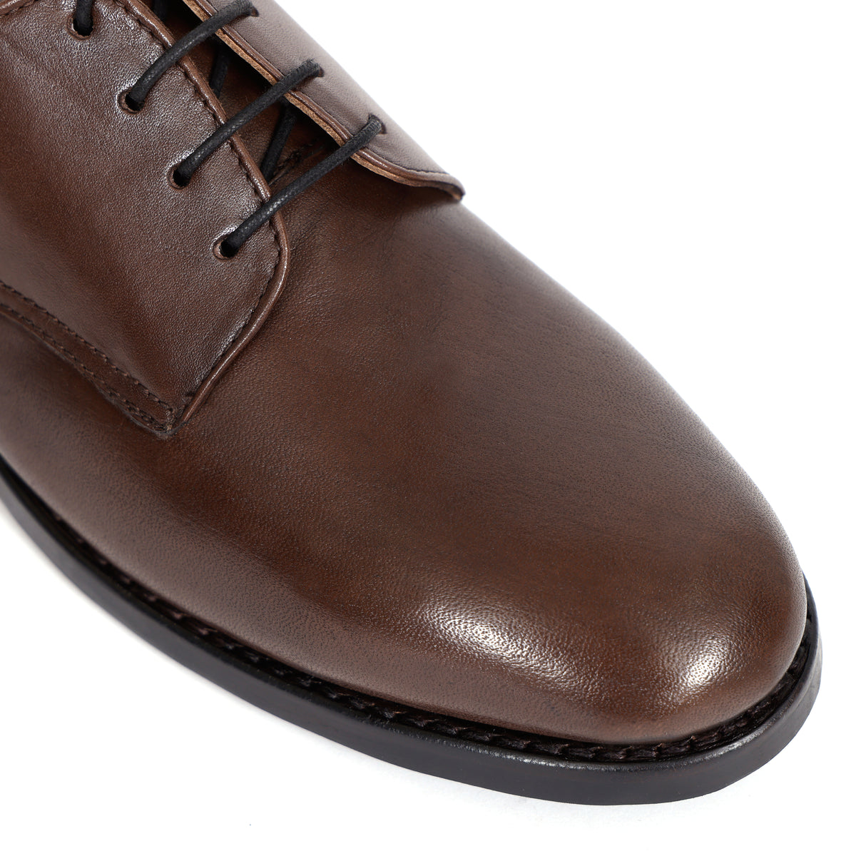 Premium Genuine Leather Classic Lace-Up Formal Shoes | Brown | Elegant Oxford Design | Durable Sole | Office & Occasion Wear