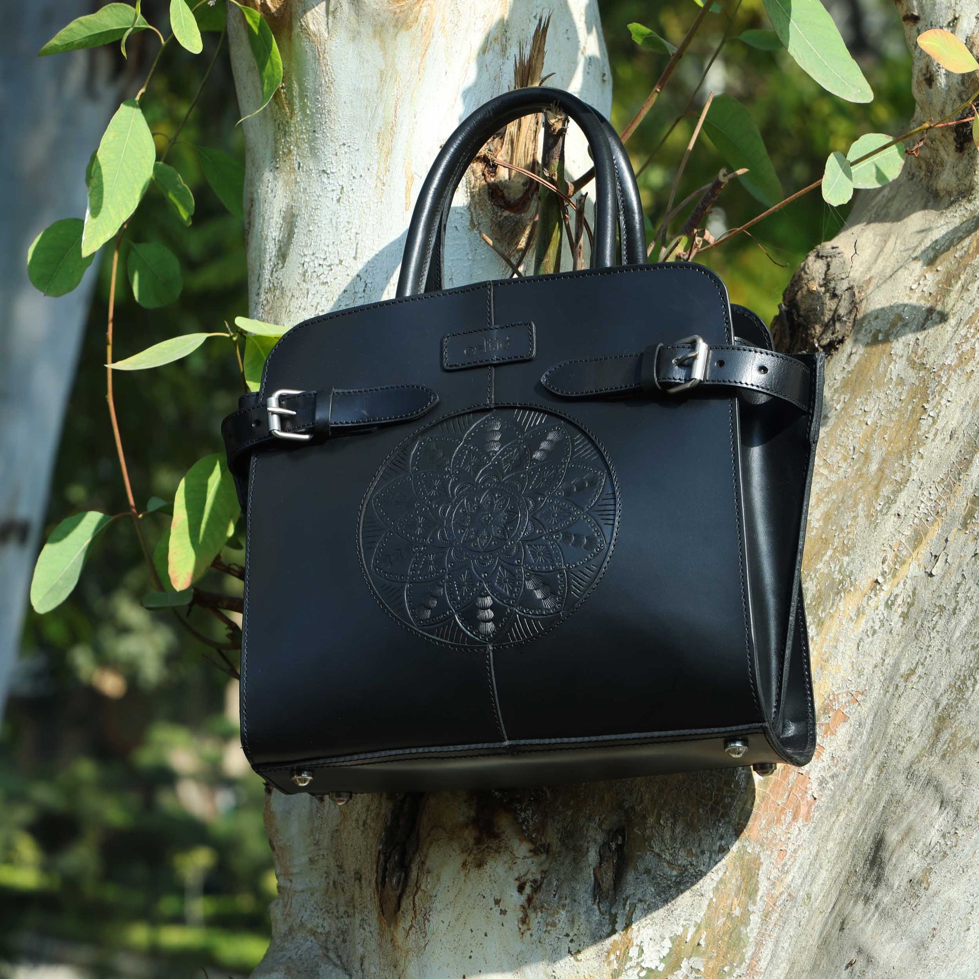 brown or black color pure leather Shoulder bag for girls and women with glorious design | Party wear.  Art: BG-1555