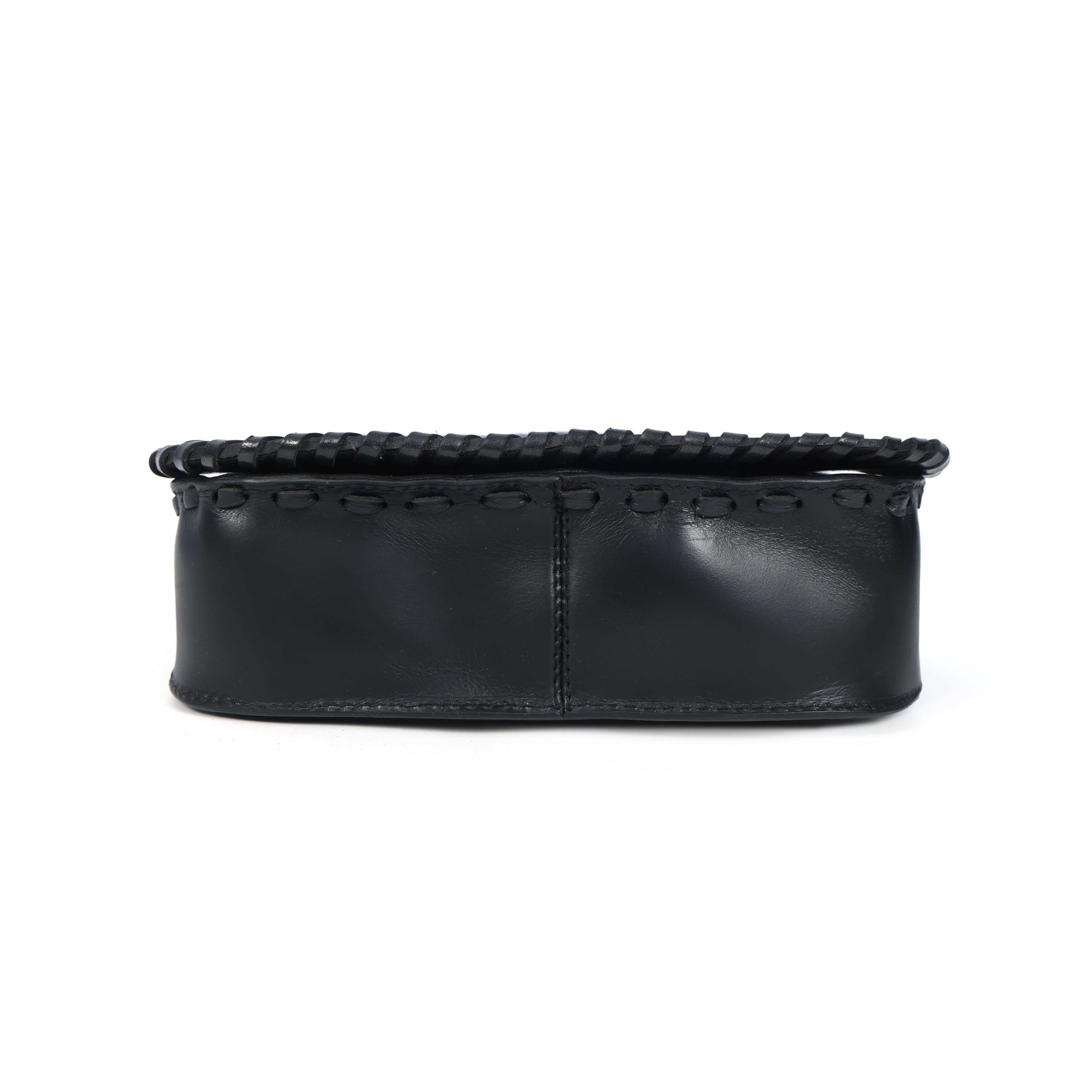 Hand-Carved Leather Sling Bag Artisan Craftsmanship & Timeless Style. BG-1615