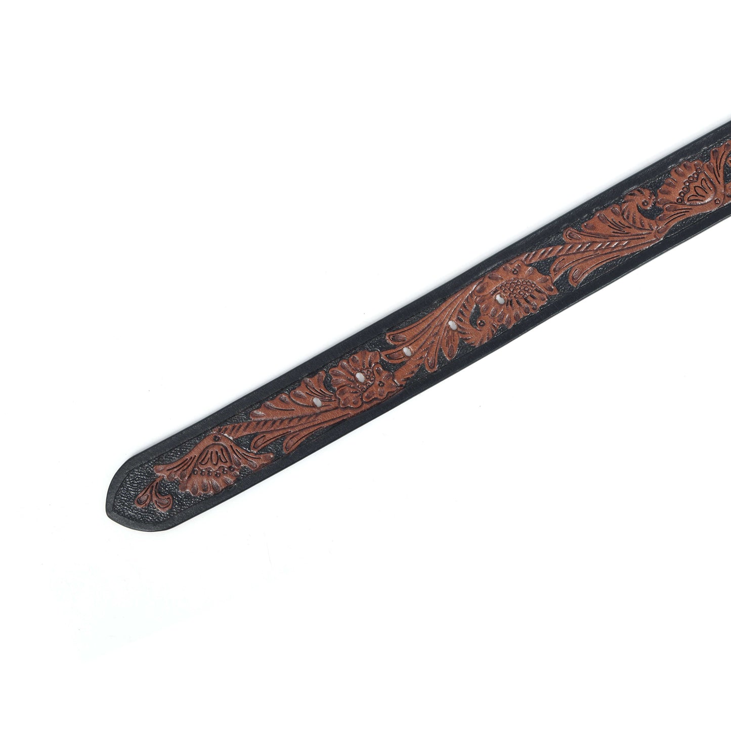 Premium Black & Brown Leather Belt with Sleek Black Buckle  Reversible & Stylish. LB-854