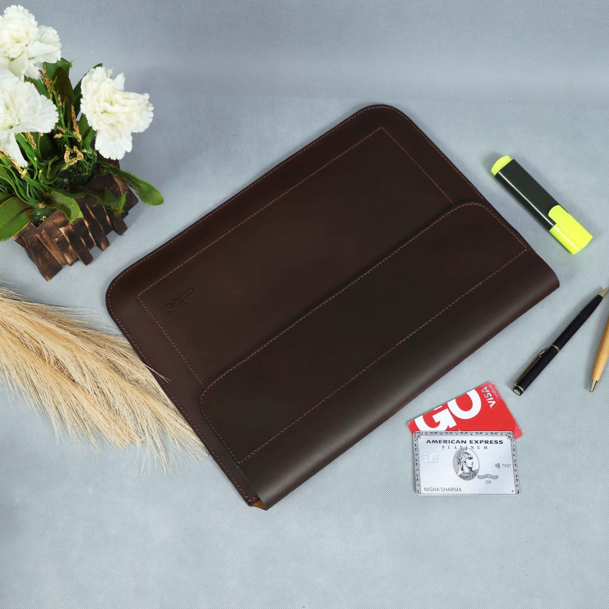 Premium Genuine Leather iPad Cover - Stylish, Durable, and Protective, ART:-LA-06