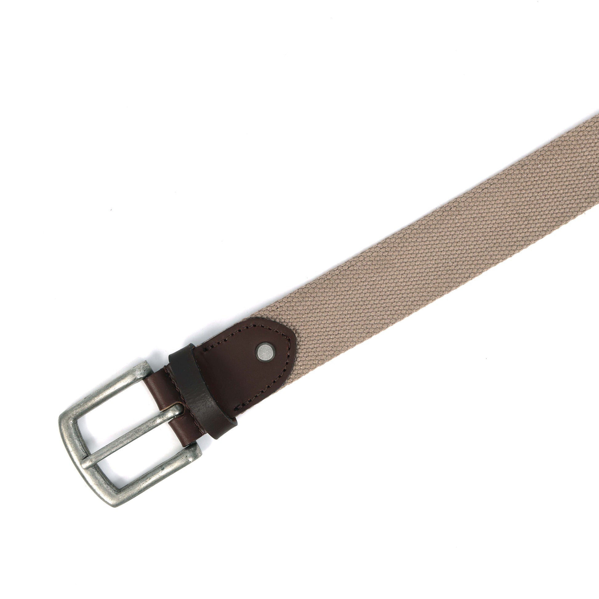 Premium  Leather Belt with Webbing  35mm Wide. LB-831
