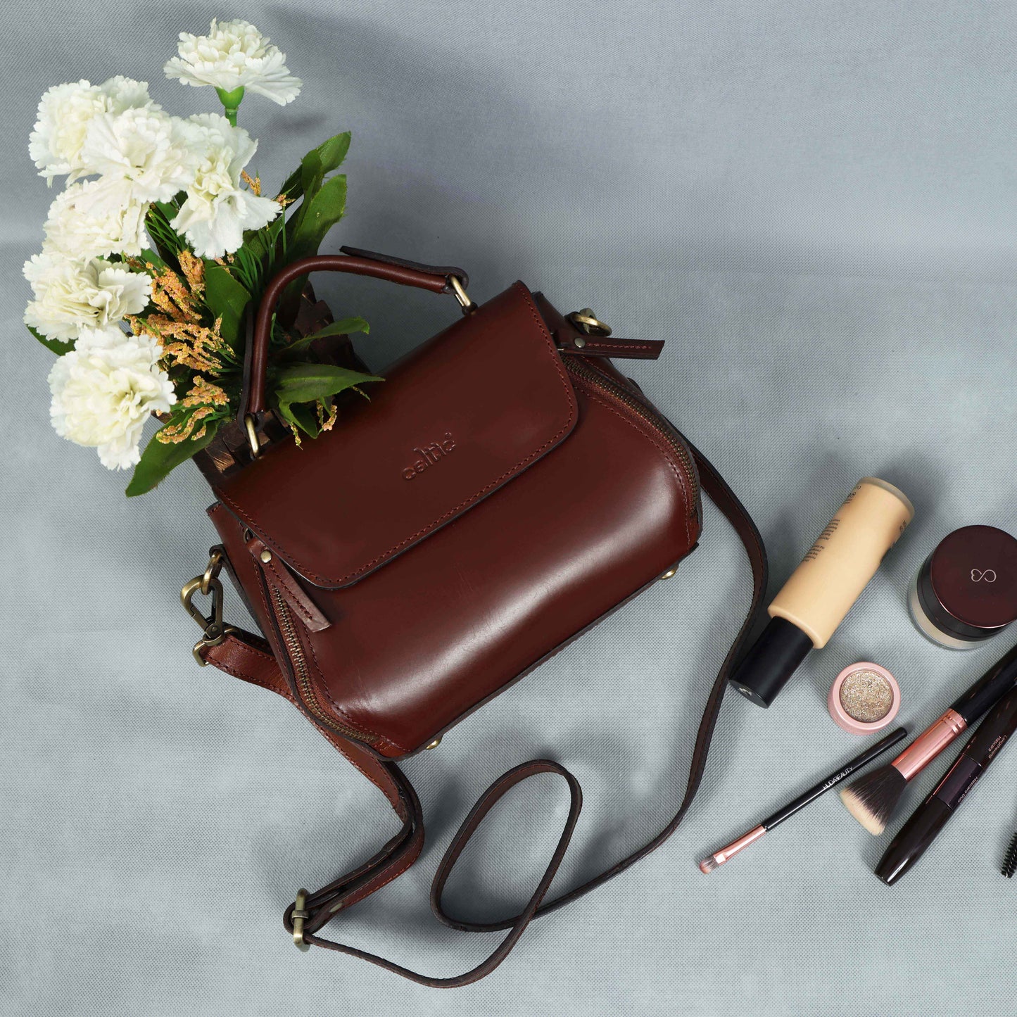pure leather sling bag with extra storage for girls and women | Party wear, Art: BG-1568