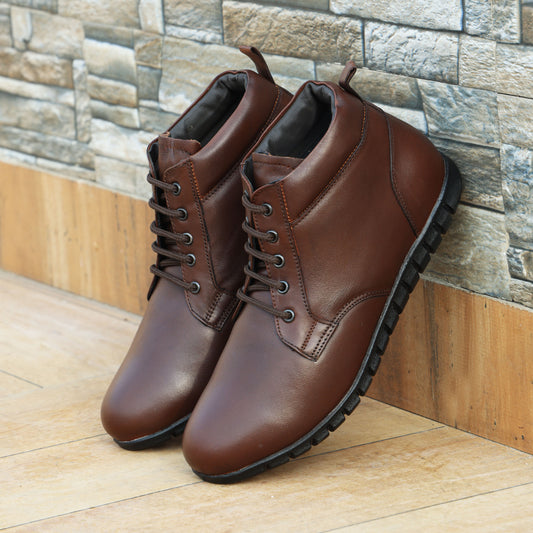 Celtic Designer Brown Leather Shoes for Men | Elegant & Durable