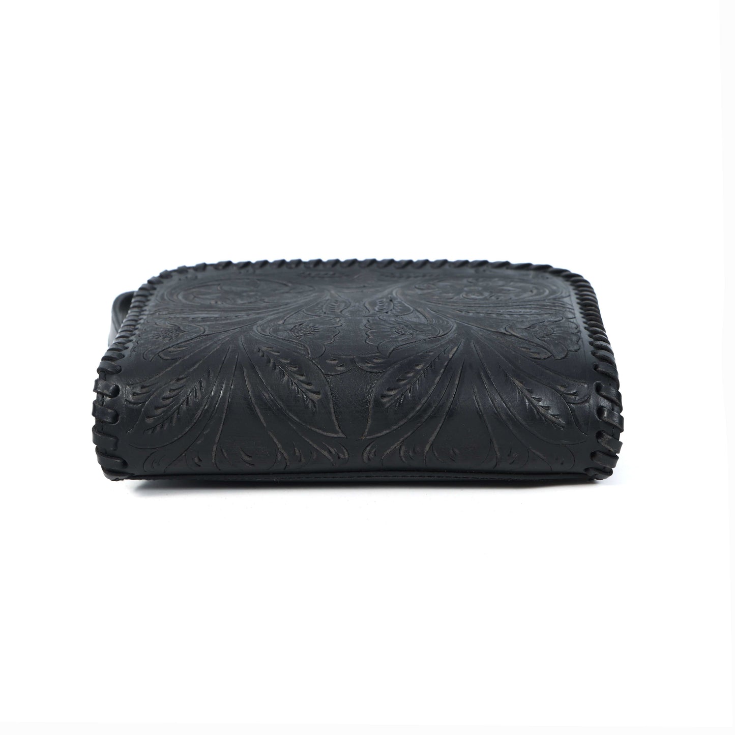 Hand-Carved Leather Sling Bag  Artisan Craftsmanship & Timeless Style. BG-1615