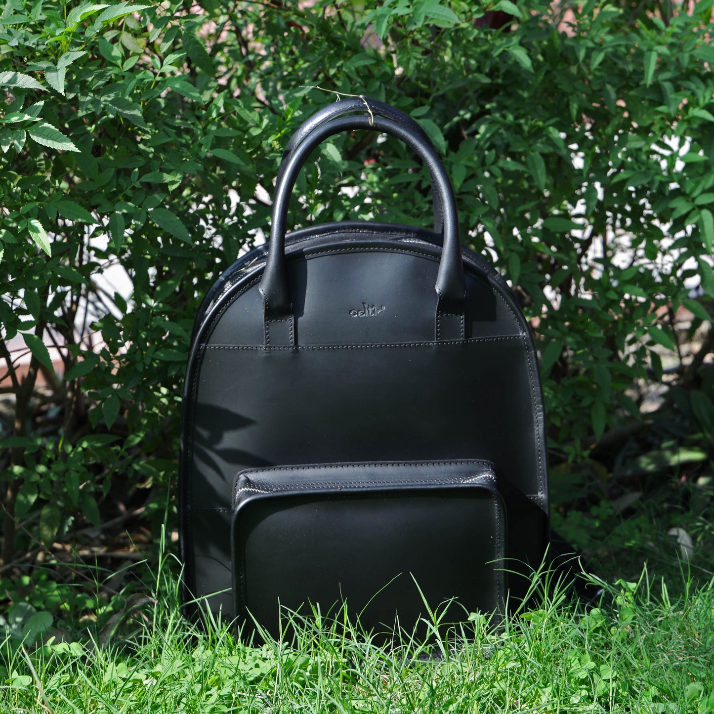 Celtic pure leather womens backpack bag for casual use | Handmade with glorious design, Art: BG-1464