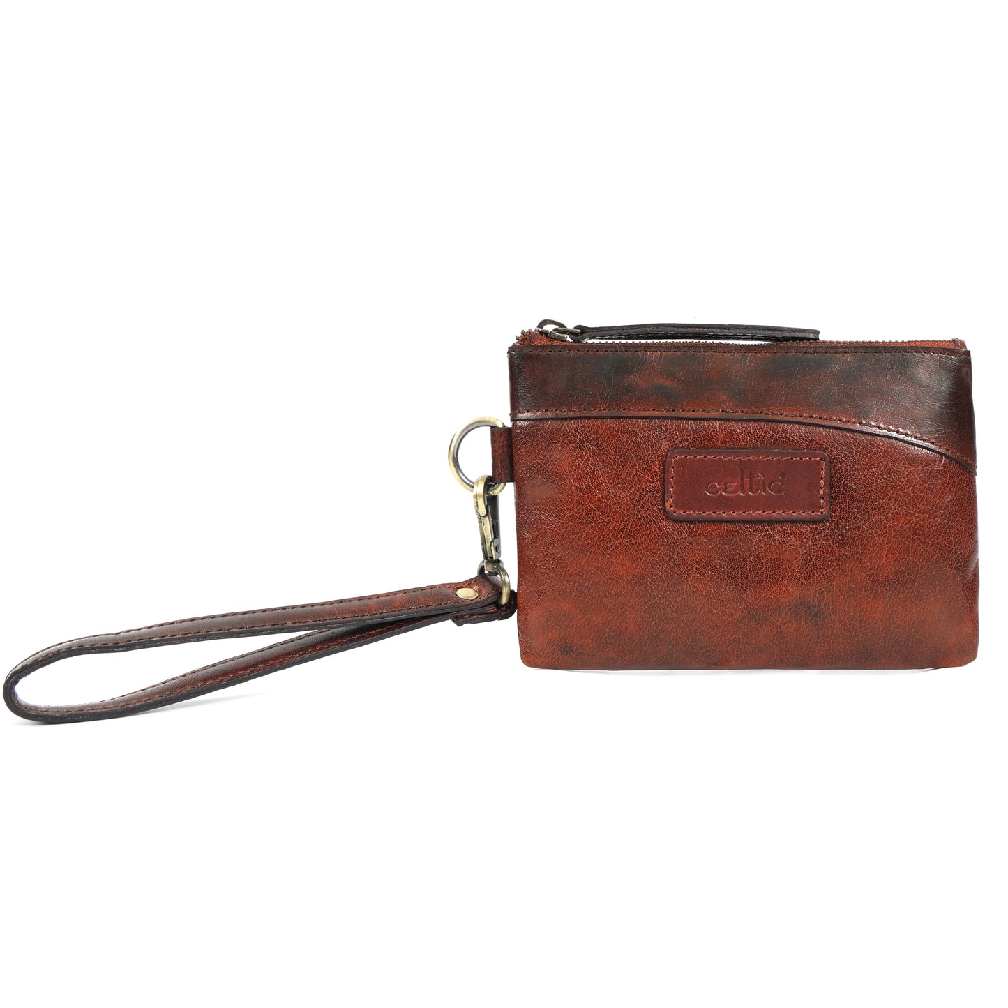 Genuine Leather 2-Piece Combo | Brown Tote & Wallet for Women