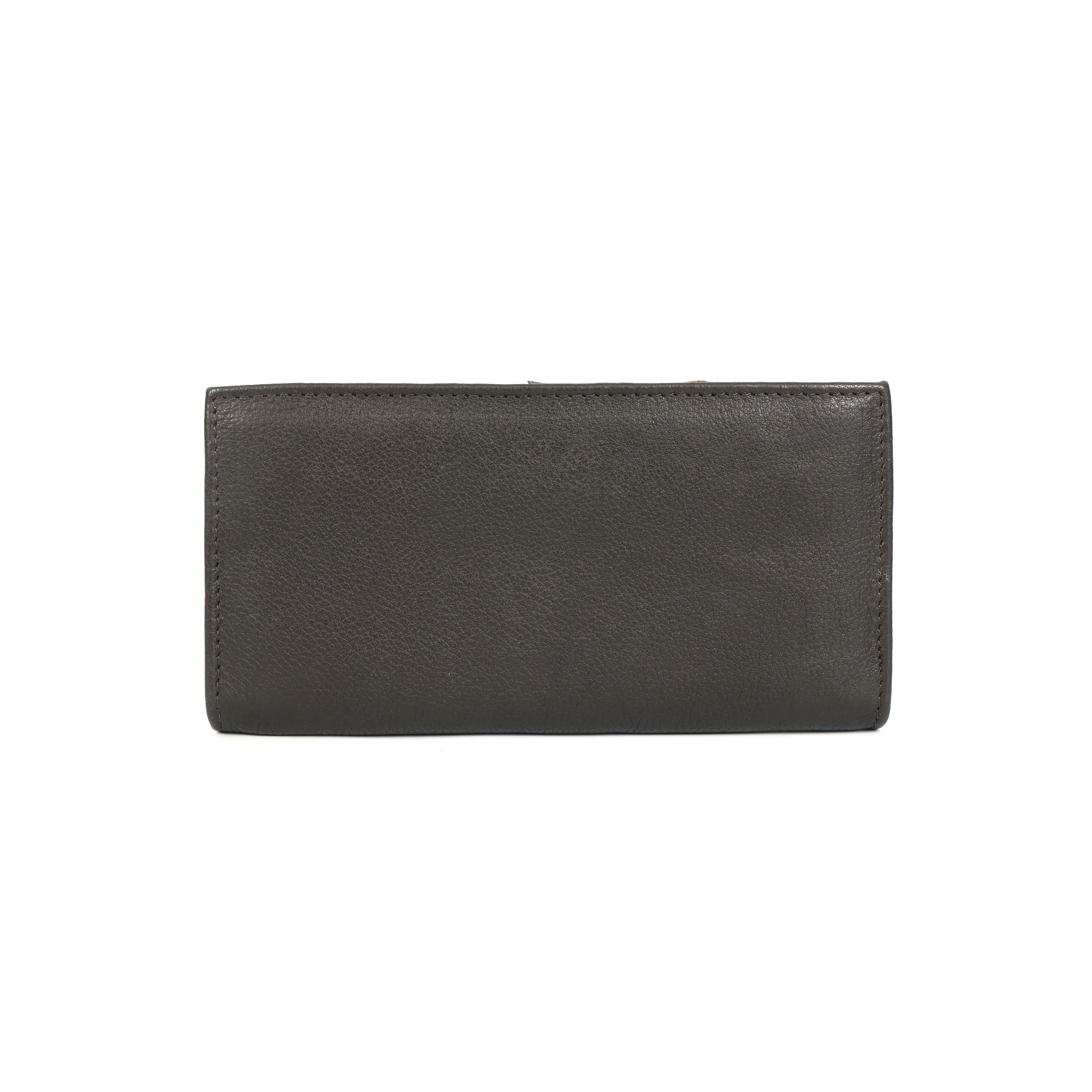 Premium Genuine Leather Long Wallet for Women with Multiple Card Slots & Zip Coin Pocket