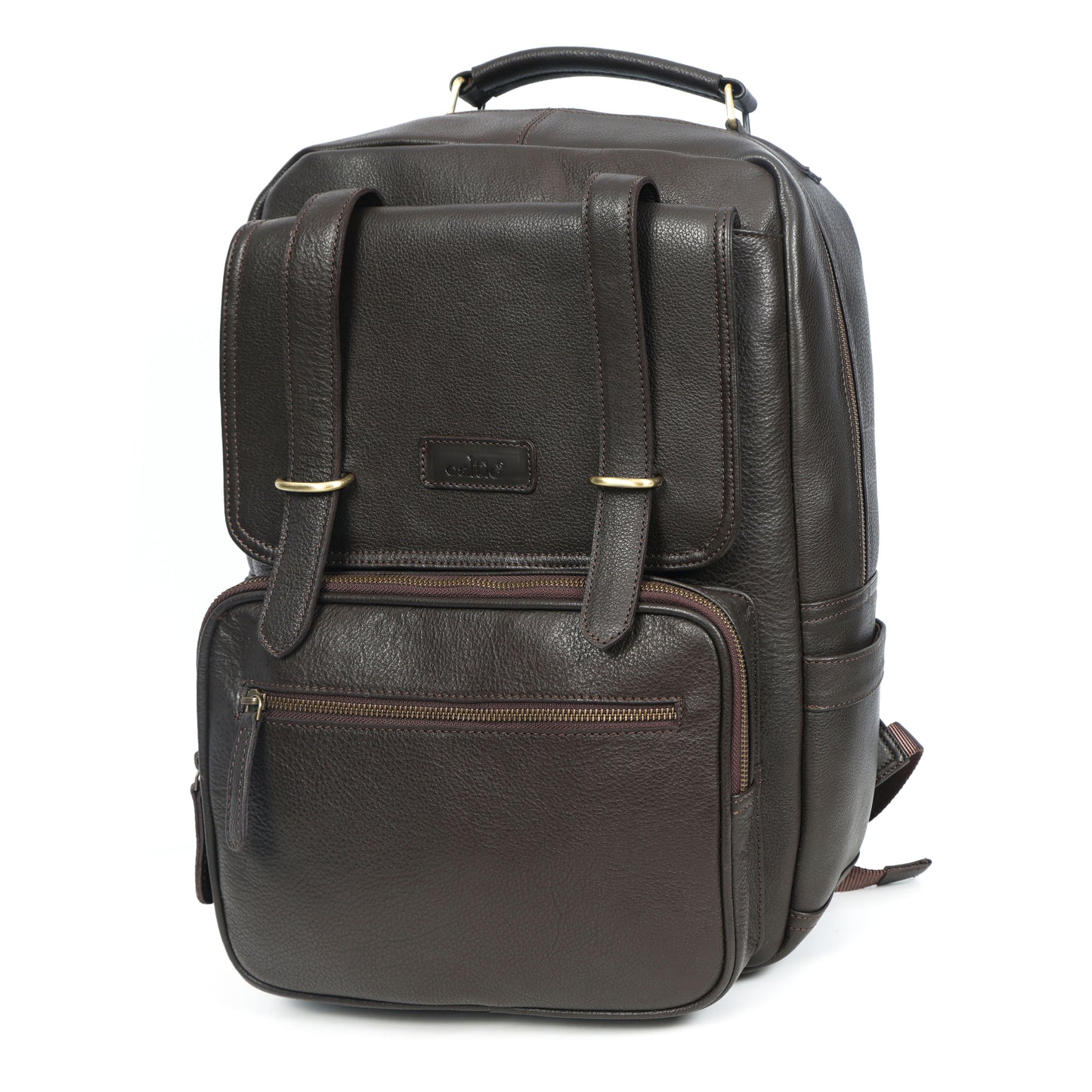 Elegant Soft Black Leather Backpack – Stylish, Versatile, and Organized ART:- BG-1610