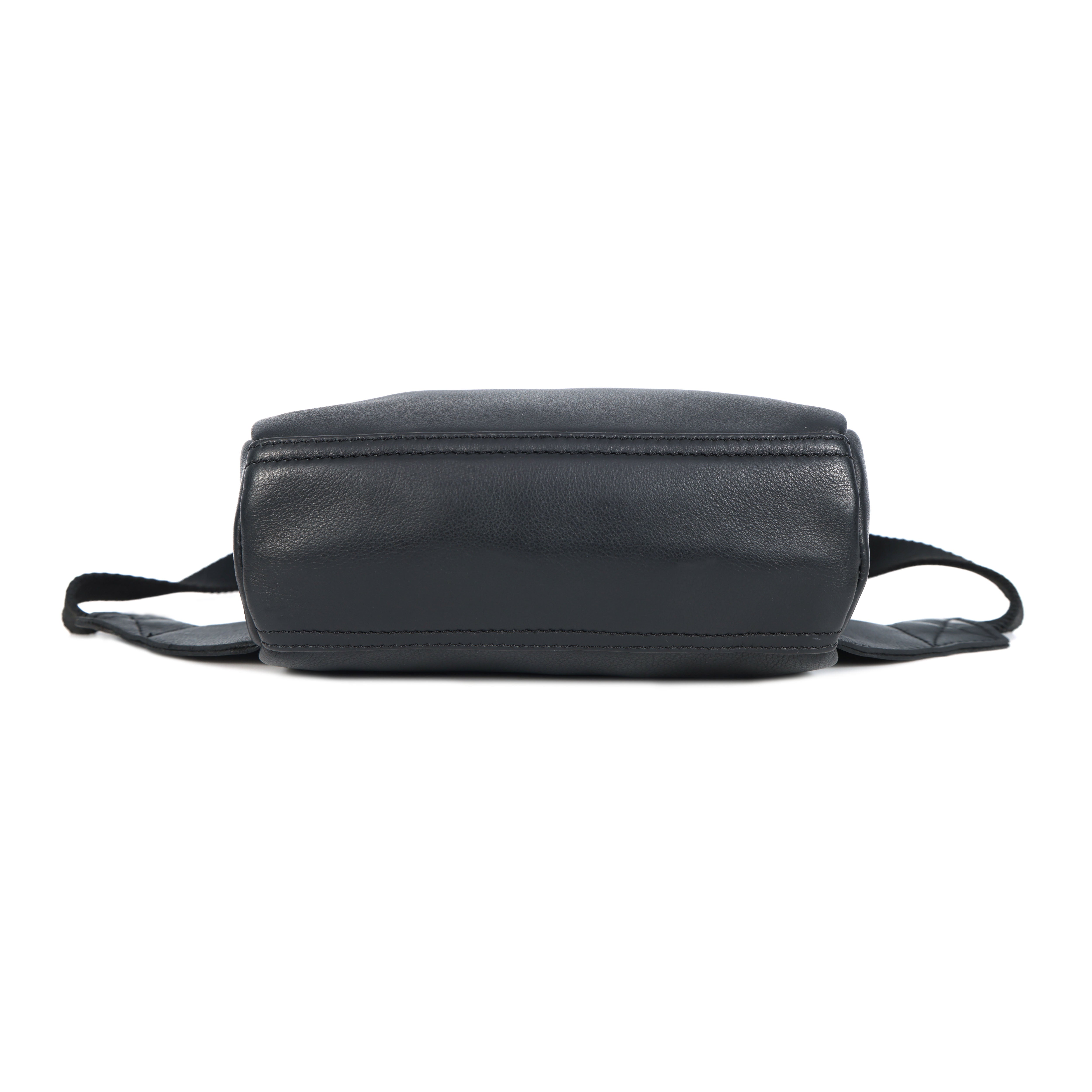 Premium Genuine Leather Waist & Crossbody Bag with Adjustable Strap & Zip Closure