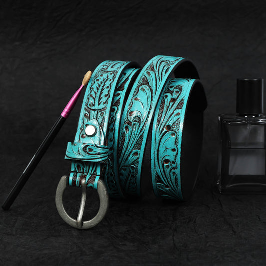 Premium Leather Stylish Belt  Elegant & Durable for Any Occasion. LB-837
