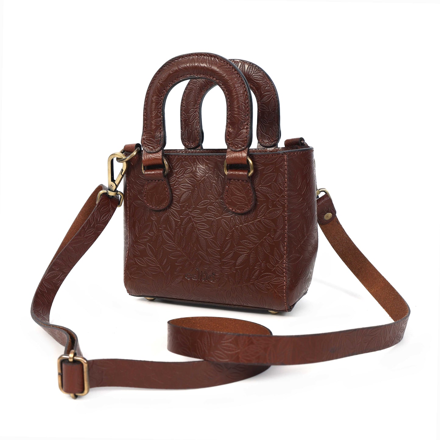 Premium Leather Designer Sling Bag  Stylish & Functional for Everyday Use.BG-1619 E Brown