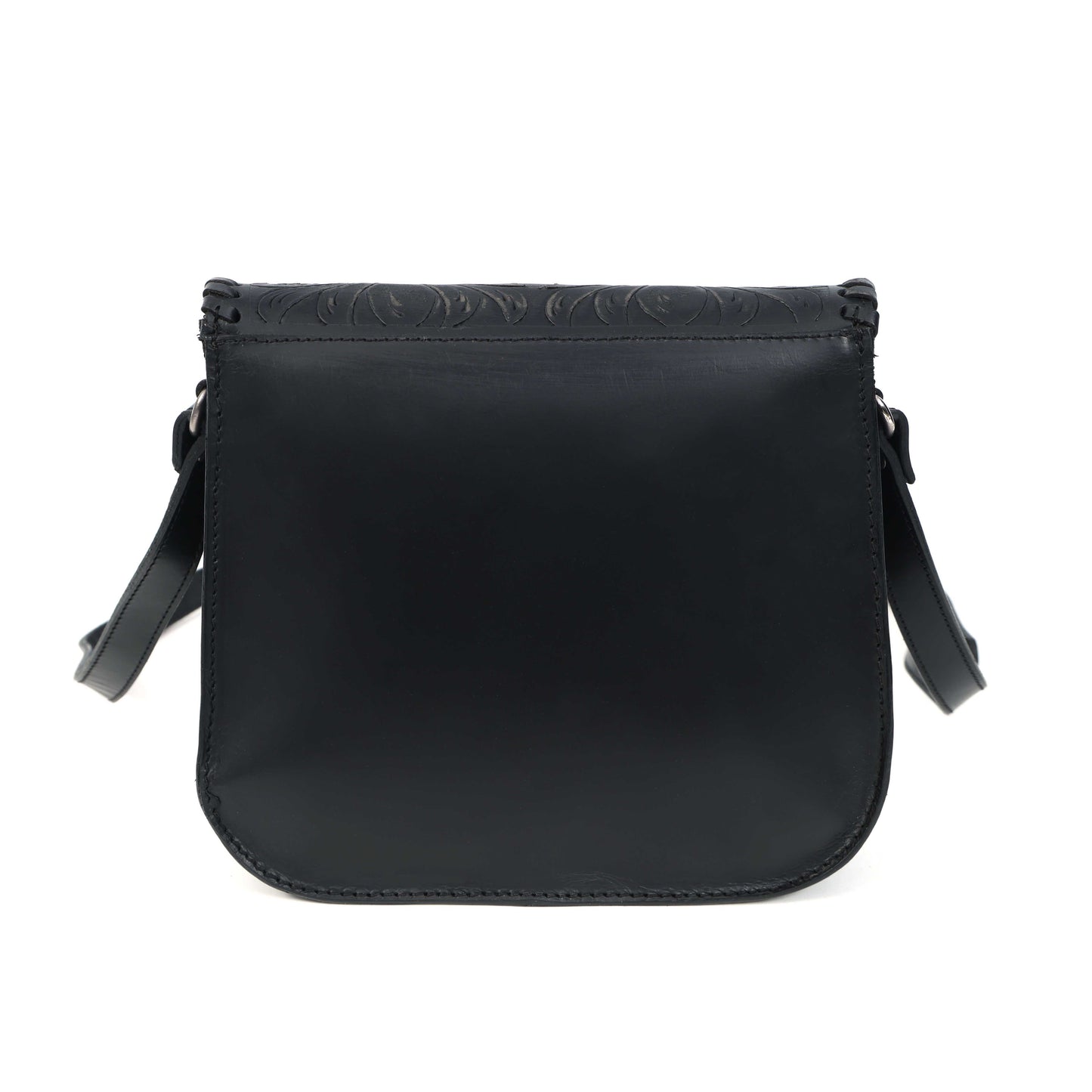 Hand-Carved Leather Sling Bag  Artisan Craftsmanship & Timeless Style. BG-1615