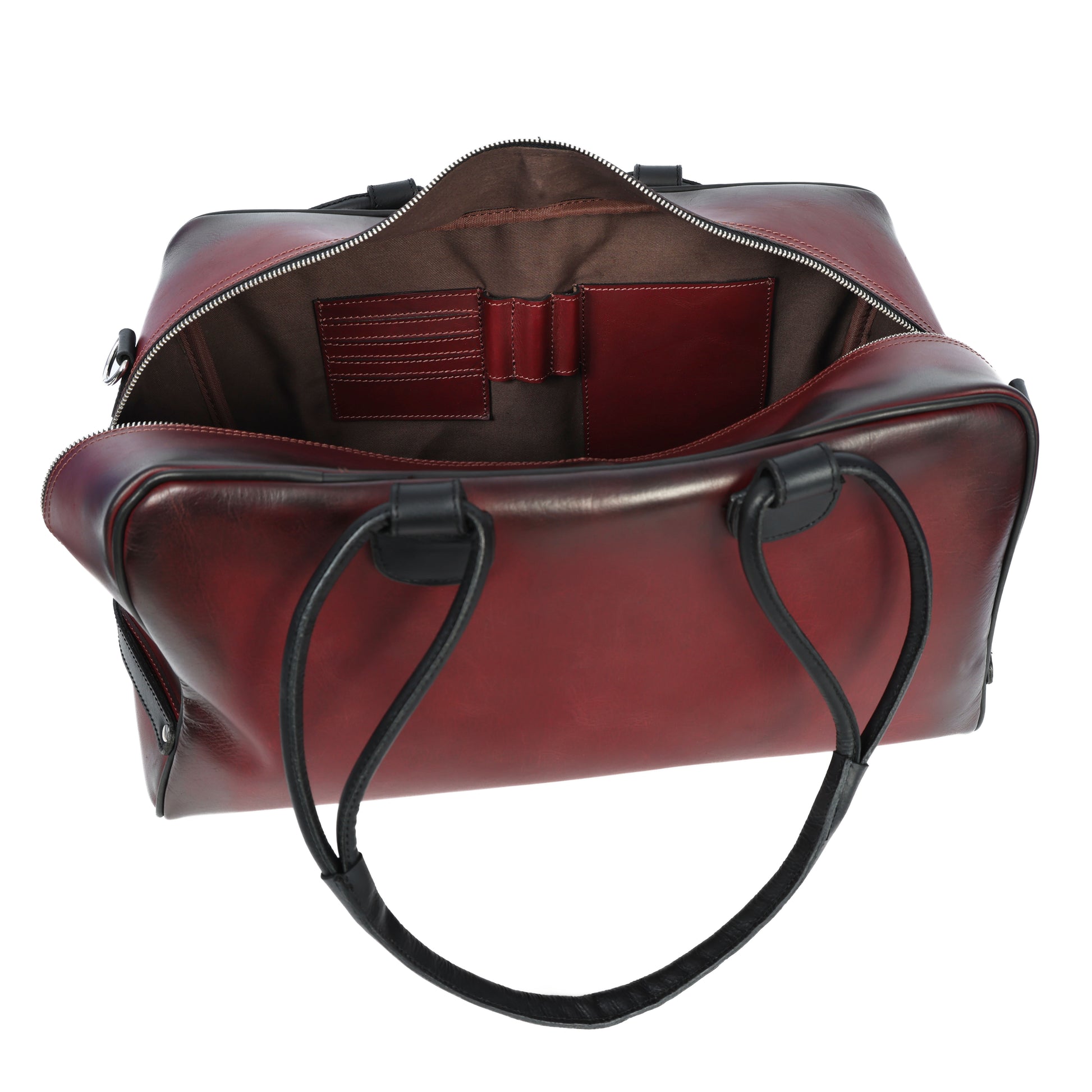 Premium Leather Stylish Duffle Bag  Elegant, Durable & Spacious Travel Companion, BG-1714