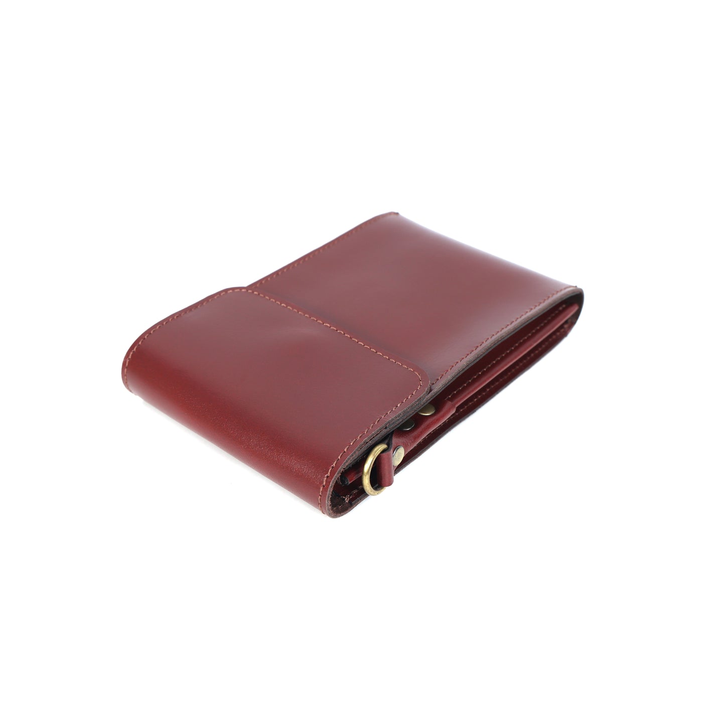 Brown Leather Mobile Pouch with Detachable Sling Stylish & Functional Crossbody Case.LA-1428
