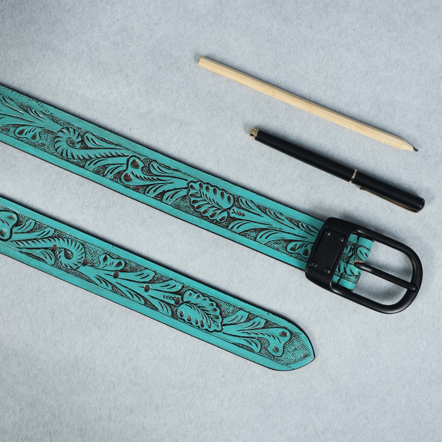 Premium Leather Carving Belt  Stylish & Handcrafted for a Timeless Look. LB-838