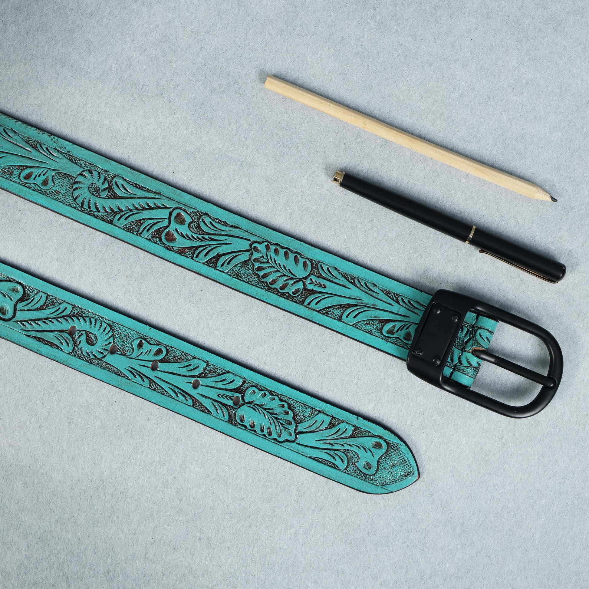 Premium Leather Carving Belt  Stylish & Handcrafted for a Timeless Look. LB-838