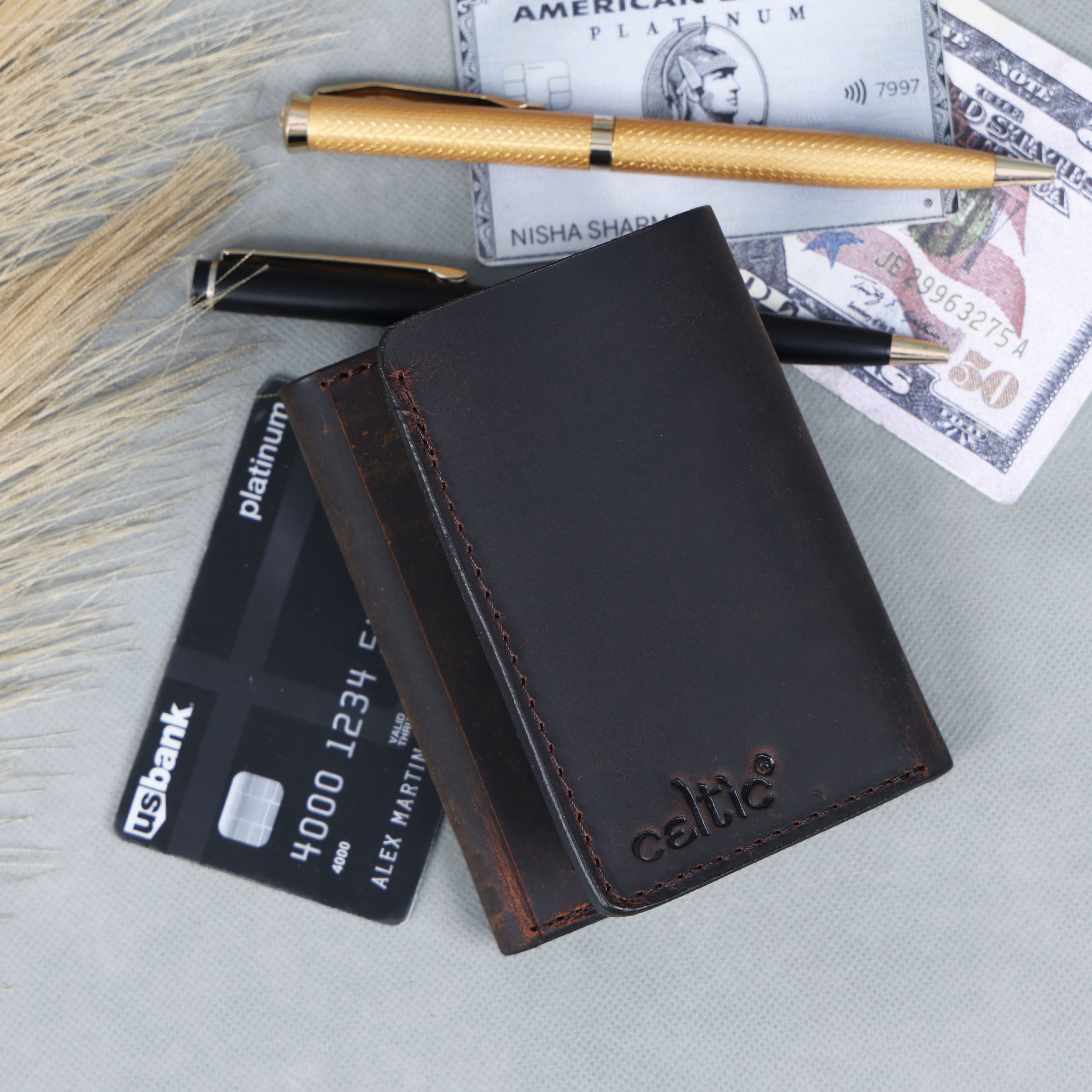 Premium Handcrafted Leather Wallet & Belt Combo Mens Luxury Gift Set