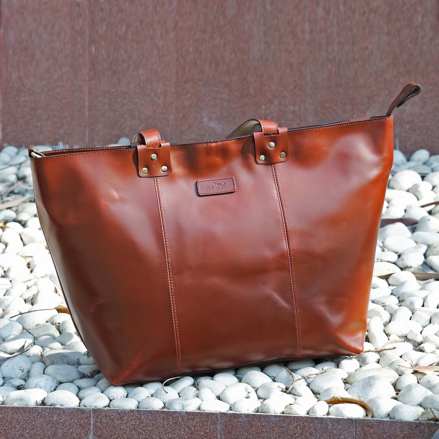 Premium Leather Tote Bag  Stylish, Spacious & Durable. BG-1613