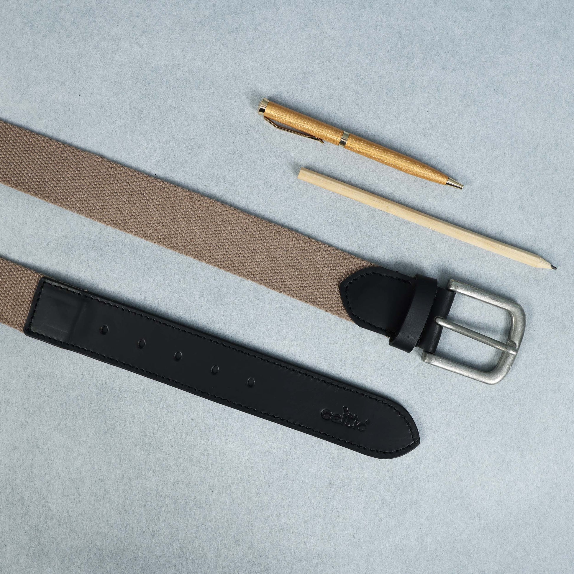 Premium Leather Webbing Belt  Stylish & Durable Accessory for Any Outfit. LB-836