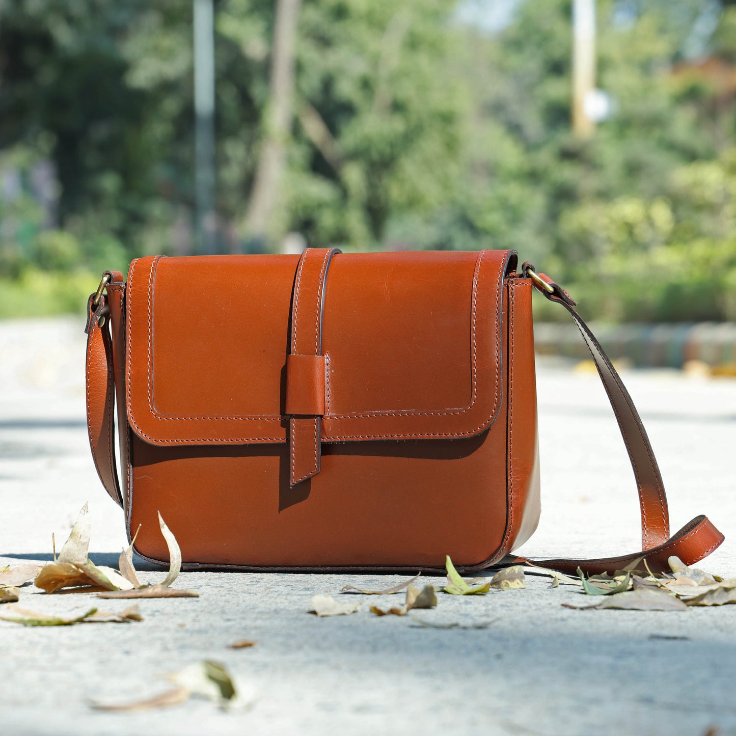 Premium Leather Sling Bag  Stylish & Functional for Everyday Use. BG-1614