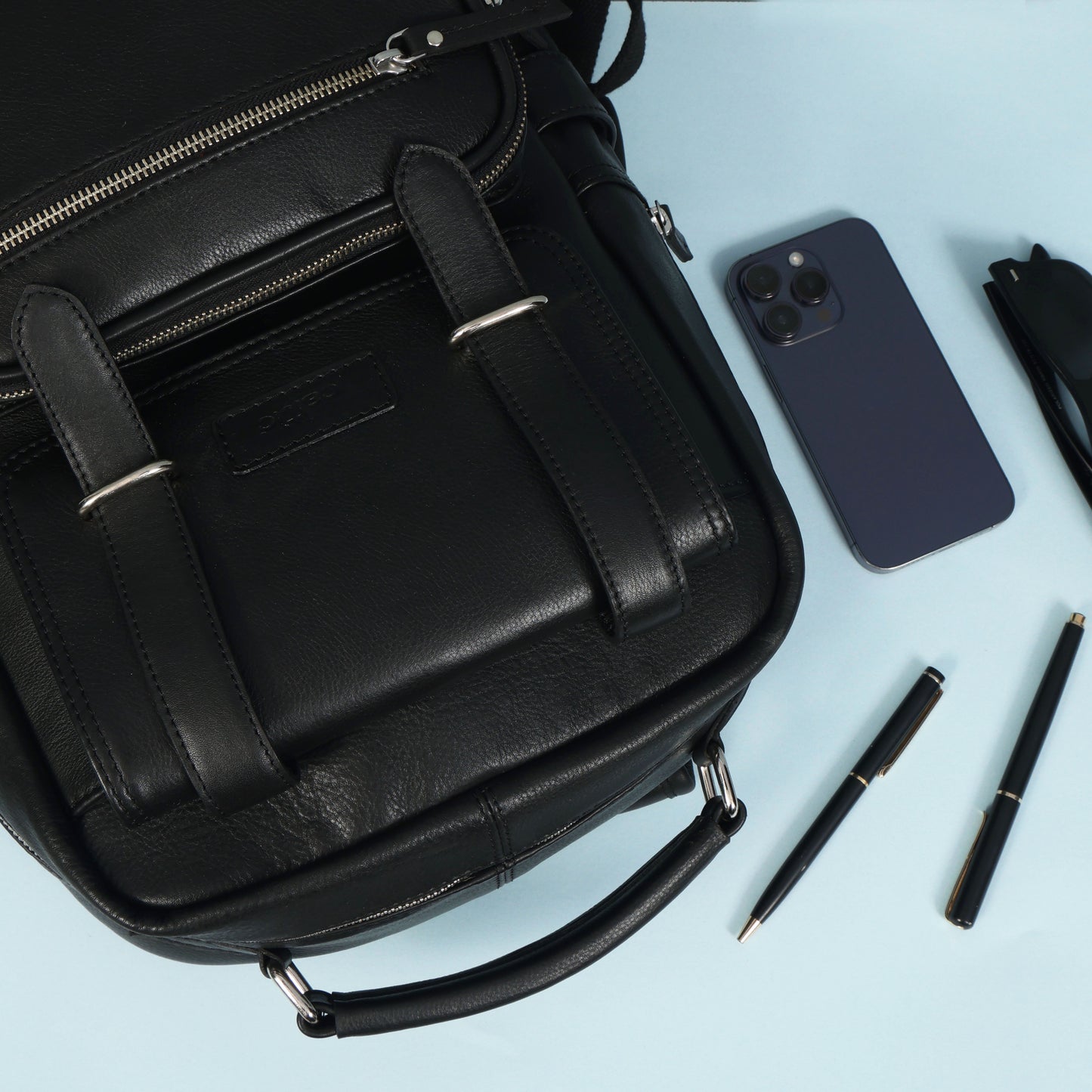 Compact & Stylish Leather Unisex Small Backpack  Perfect for Everyday Use. Art: BG-1610-S