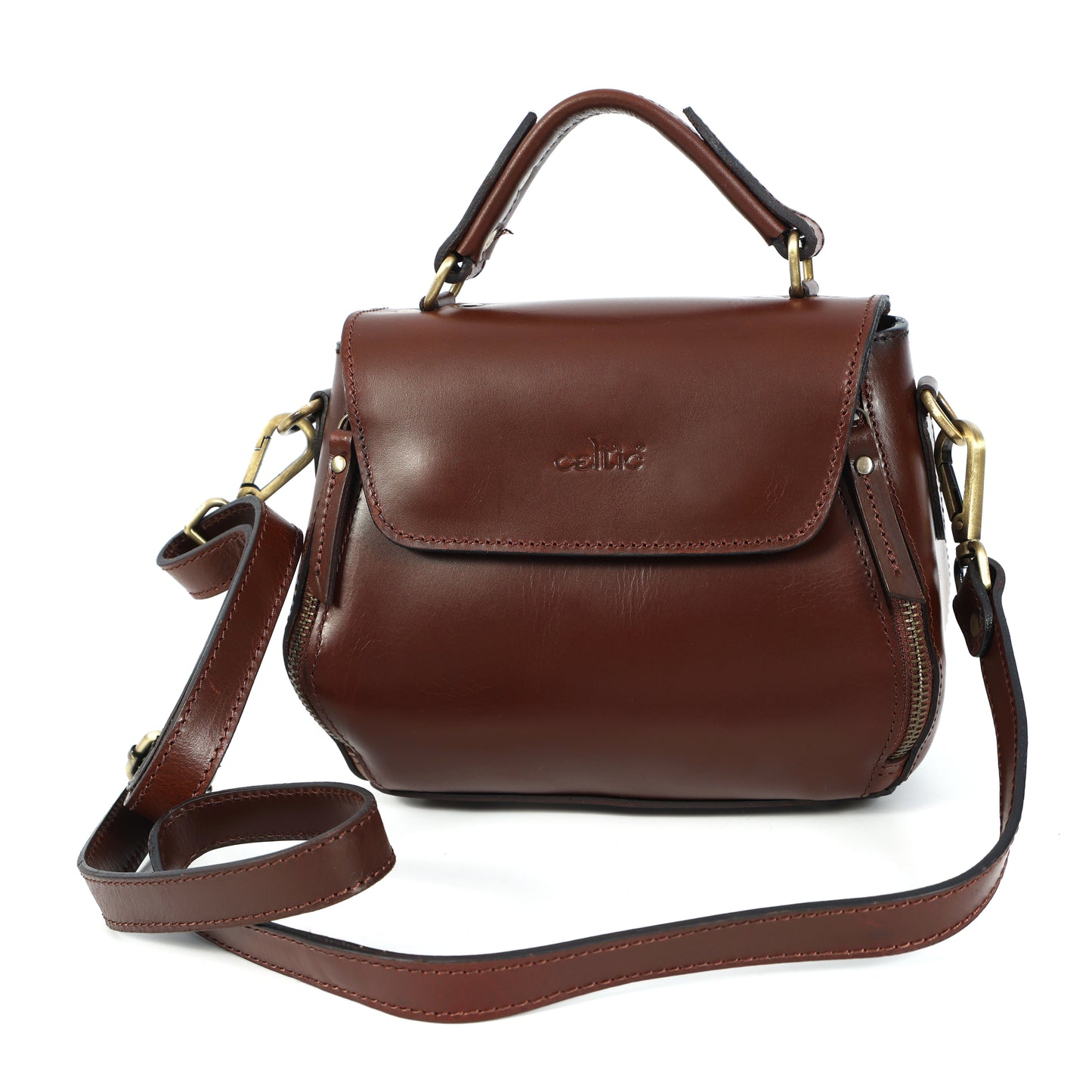 pure leather sling bag with extra storage for girls and women | Party wear, Art: BG-1568
