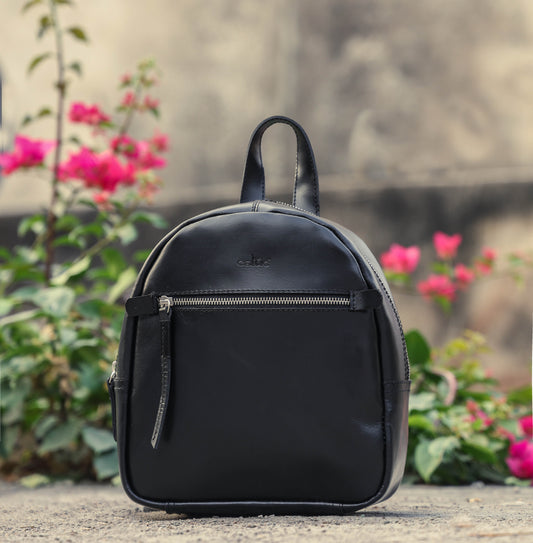 Stylish Small Leather Backpack: Durable & Chic Carryall - CELTICINDIA