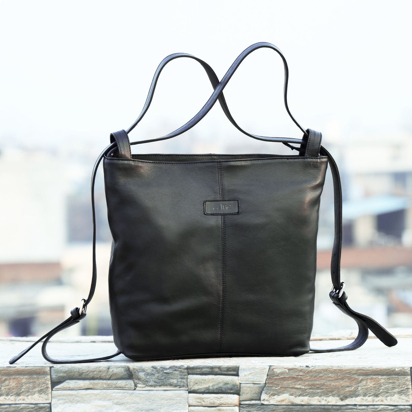 Stylish Leather 2-in-1 Fashionable Bag  Versatile & Elegant for Every Occasion,  Art: BG-1759