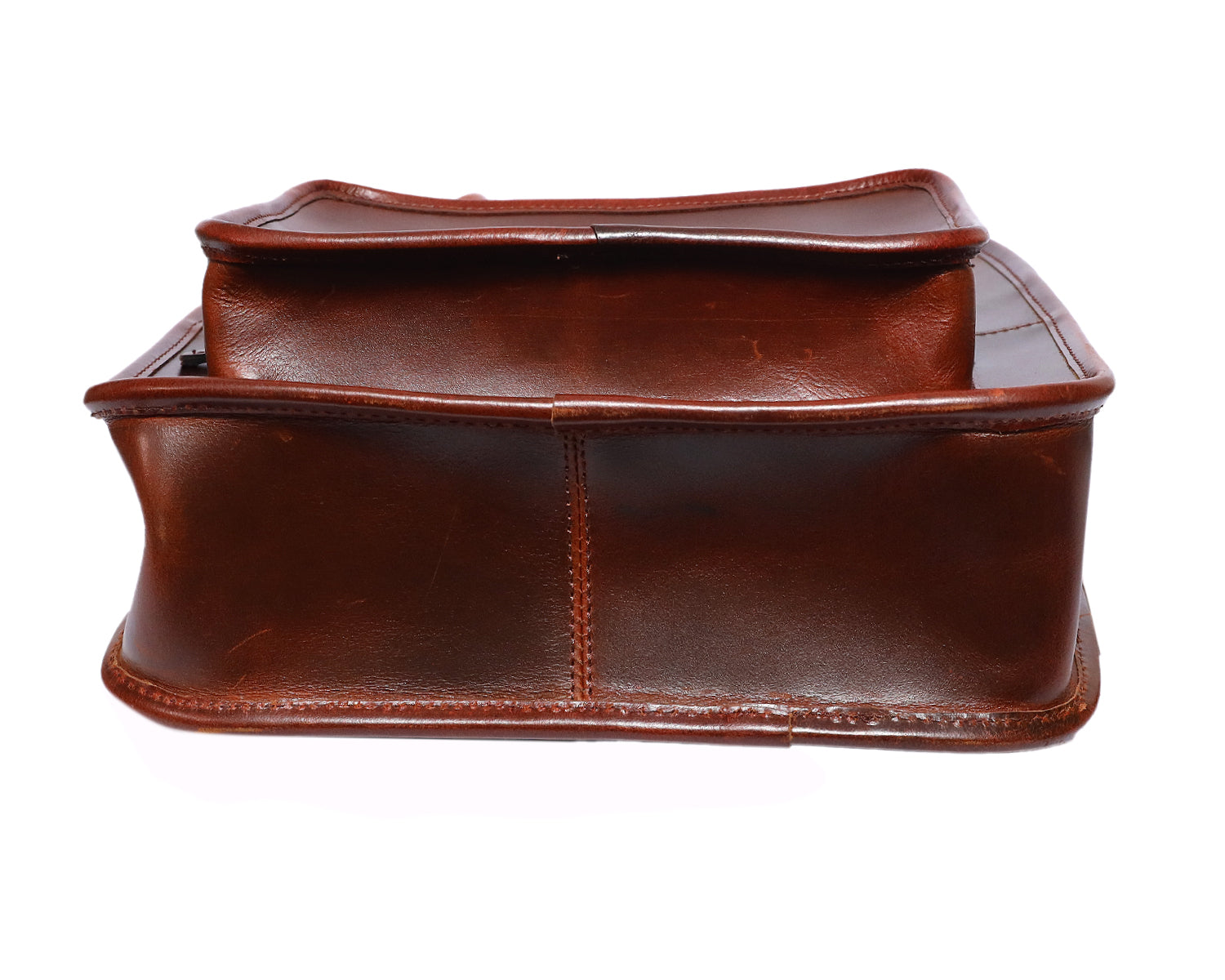Premium Genuine Leather Backpack with Front Utility Pocket