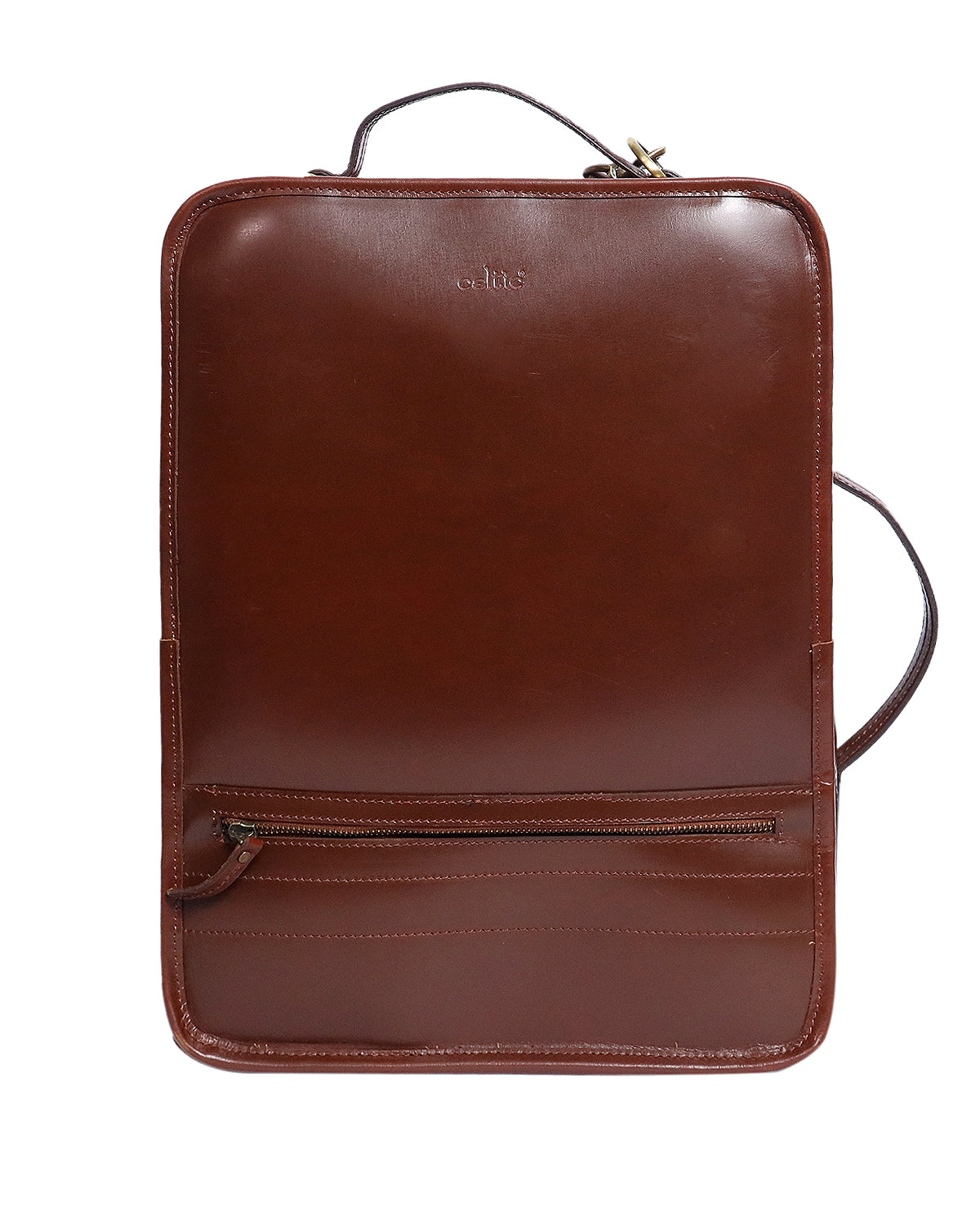 Premium Full-Grain Leather DSLR Camera Messenger & Travel Photography Bag