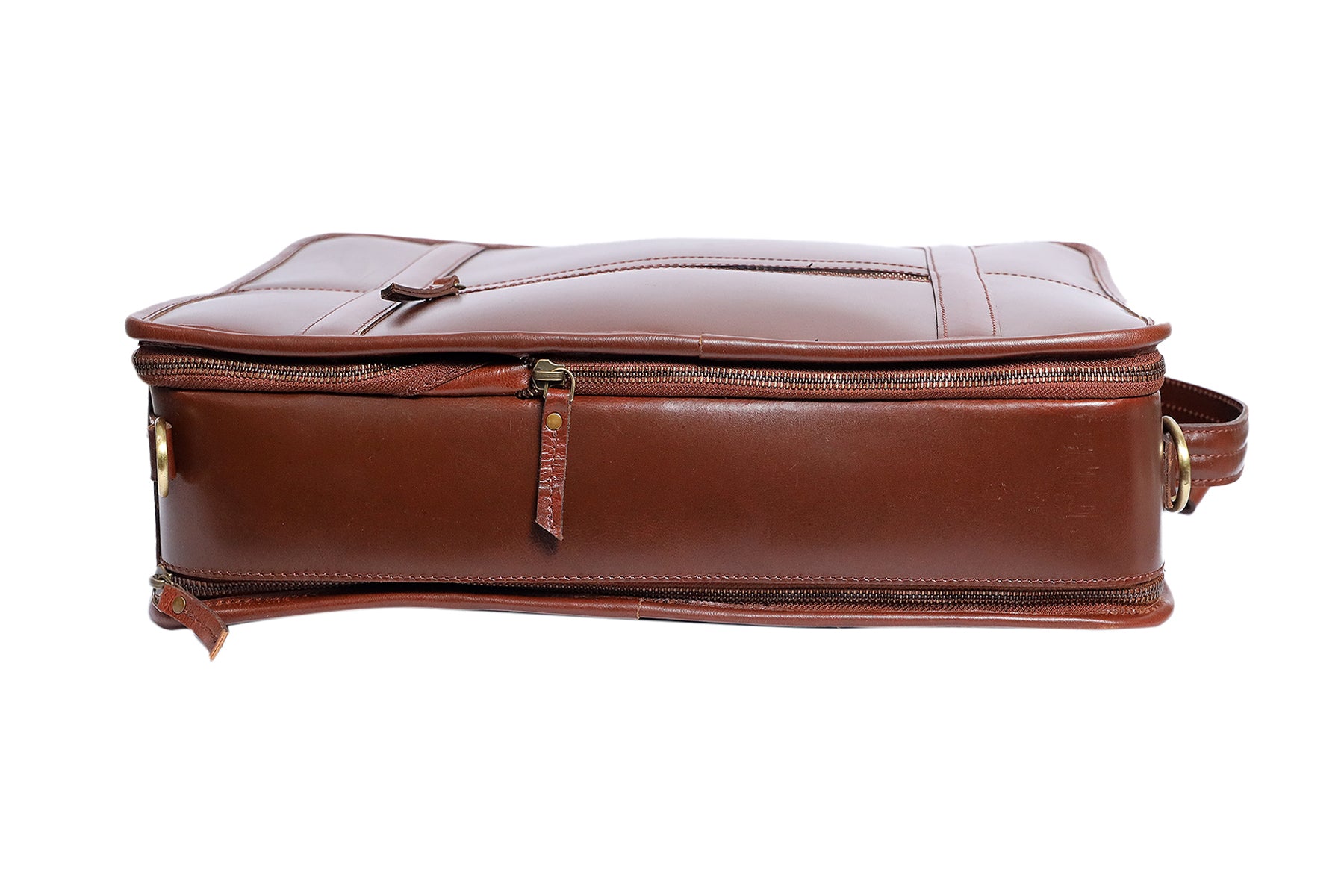 Premium Full-Grain Leather DSLR Camera Messenger & Travel Photography Bag