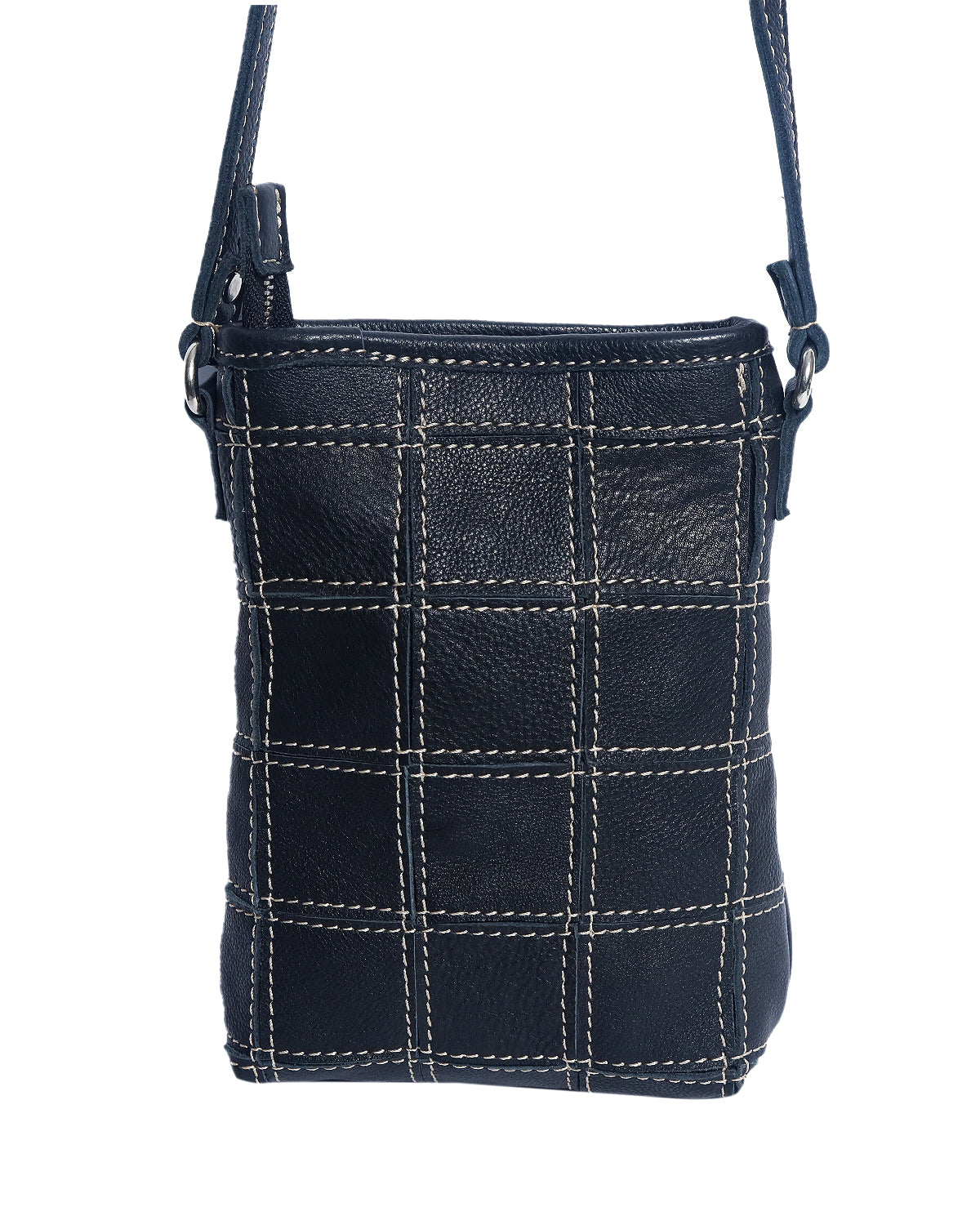 Minimal Crossbody Phone Pouch with Strap & Secure Zip Closure