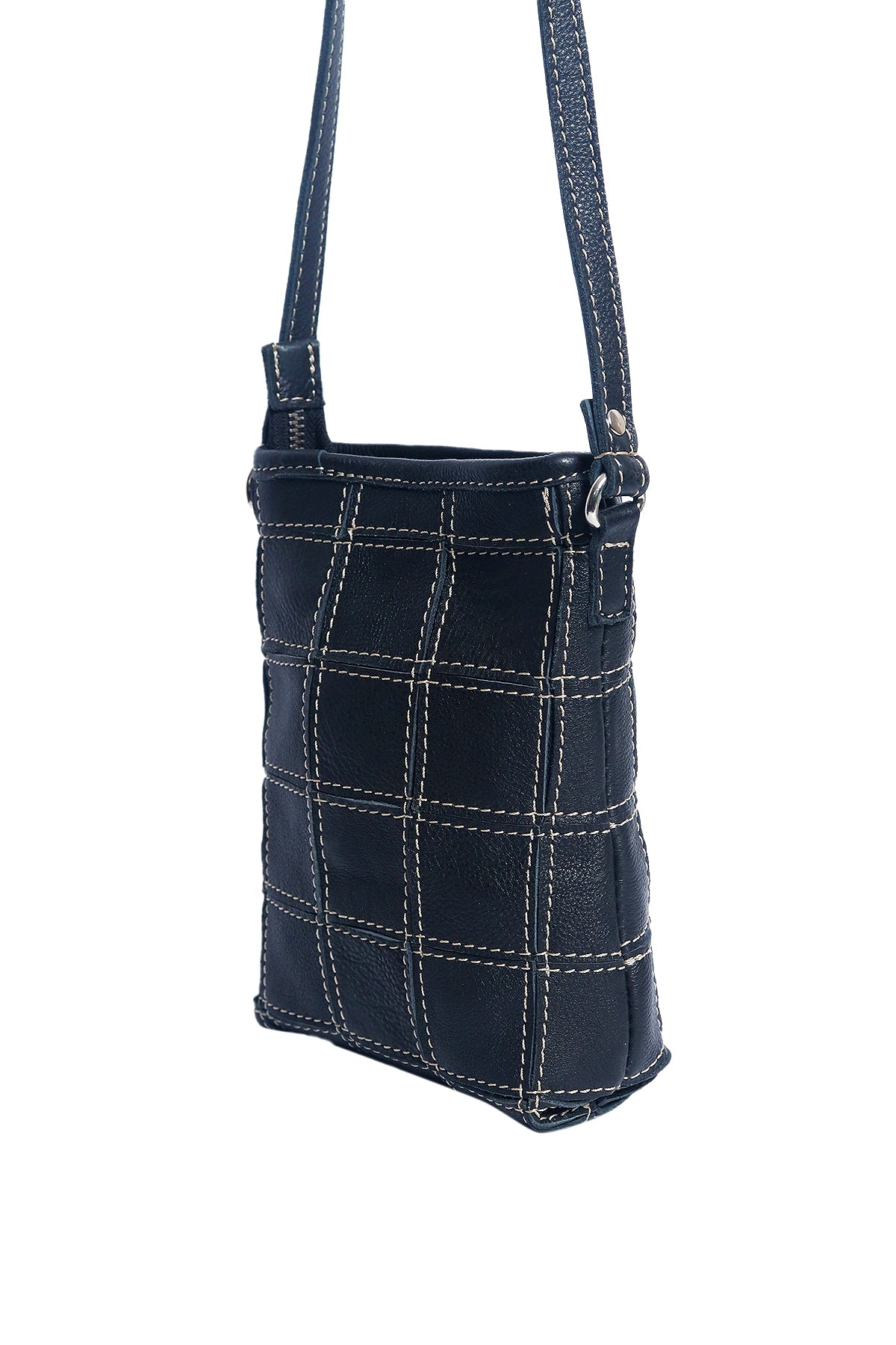 Minimal Crossbody Phone Pouch with Strap & Secure Zip Closure
