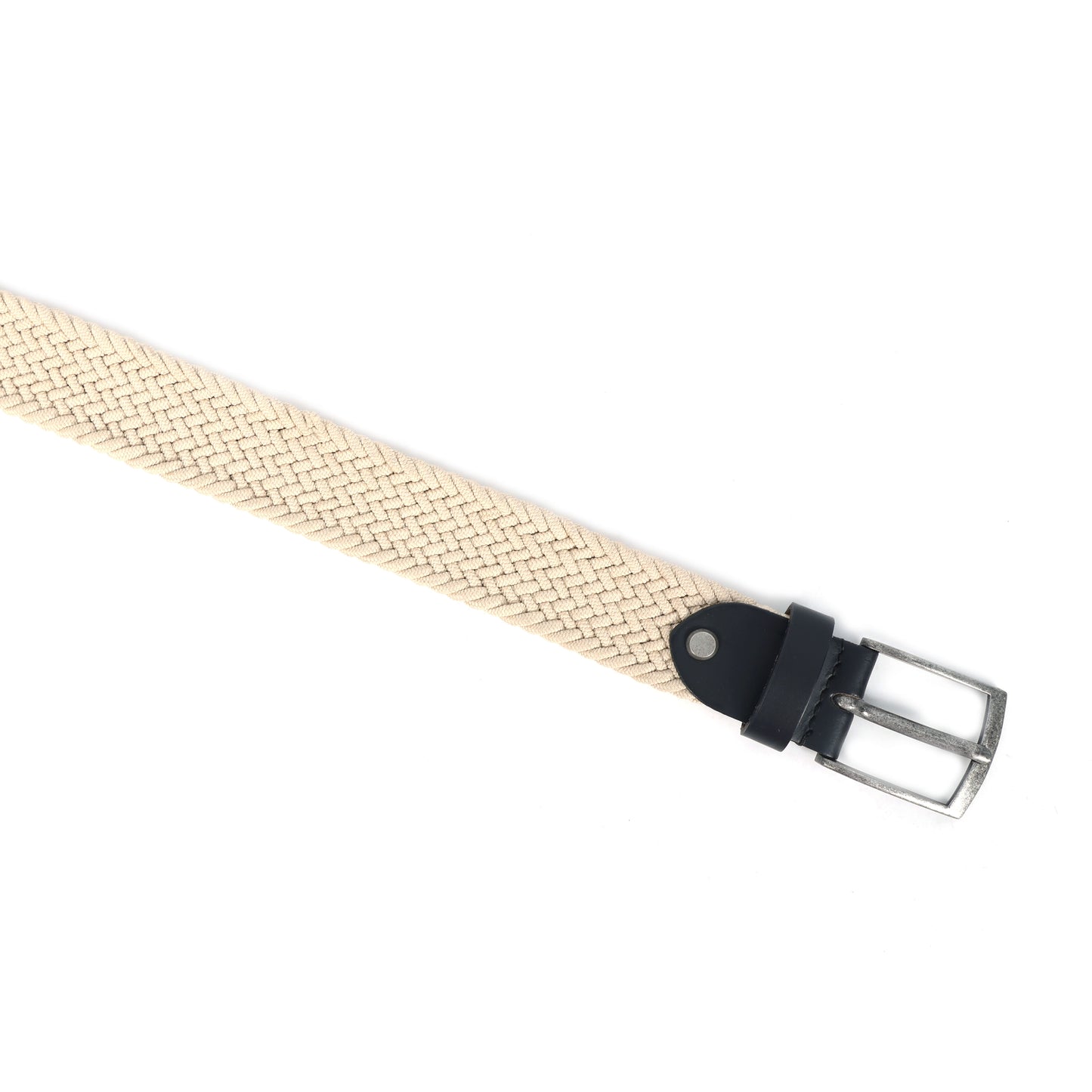 White Webbing Belt – Durable, Adjustable & Stylish for Everyday Wear.LB-881