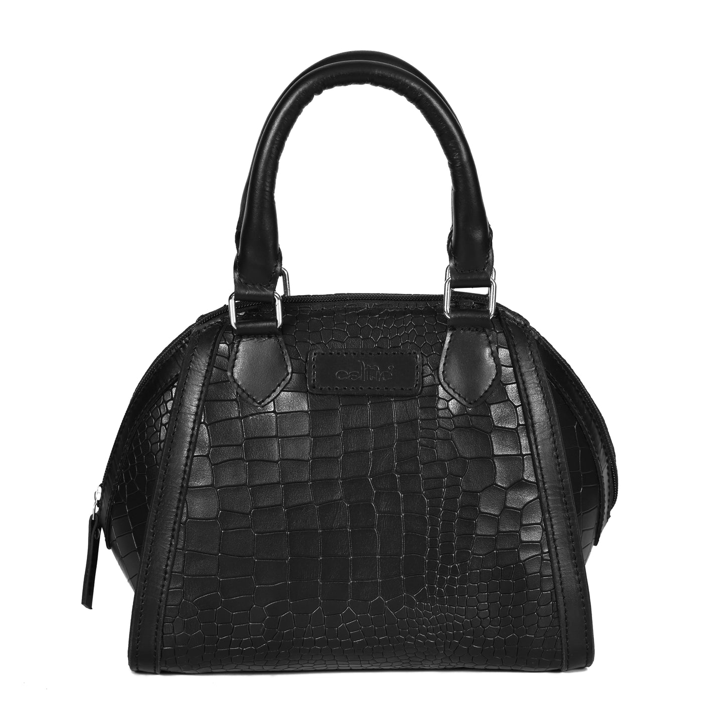 Cletic New Classic Leather Handbag with Detachable Sling Strap  Elegant & Versatile Art: BG-1597