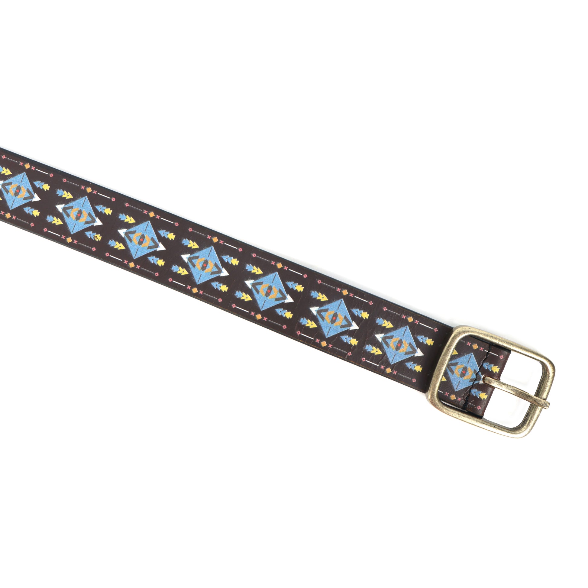 Stylish Blue Digital Print Belt  Trendy & Adjustable Fashion Accessory.LB-887