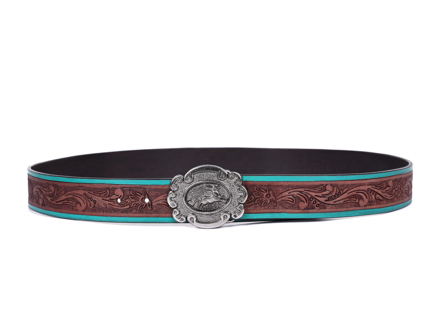 "Artisanal Flair: Hand-Carved Leather Belts Redefining Style" Art: LB-814