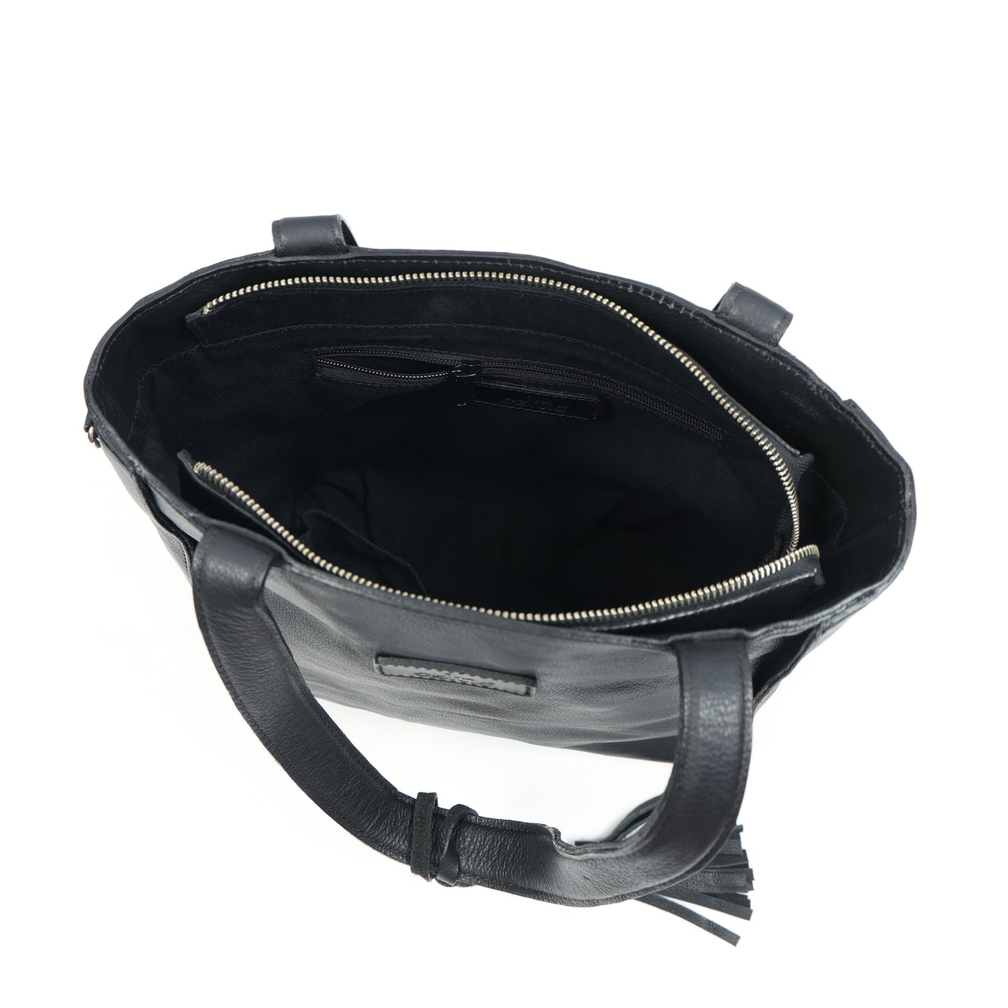 Black Handheld Leather Sling Bag with Detachable Strap – Stylish & Versatile.BG-1624