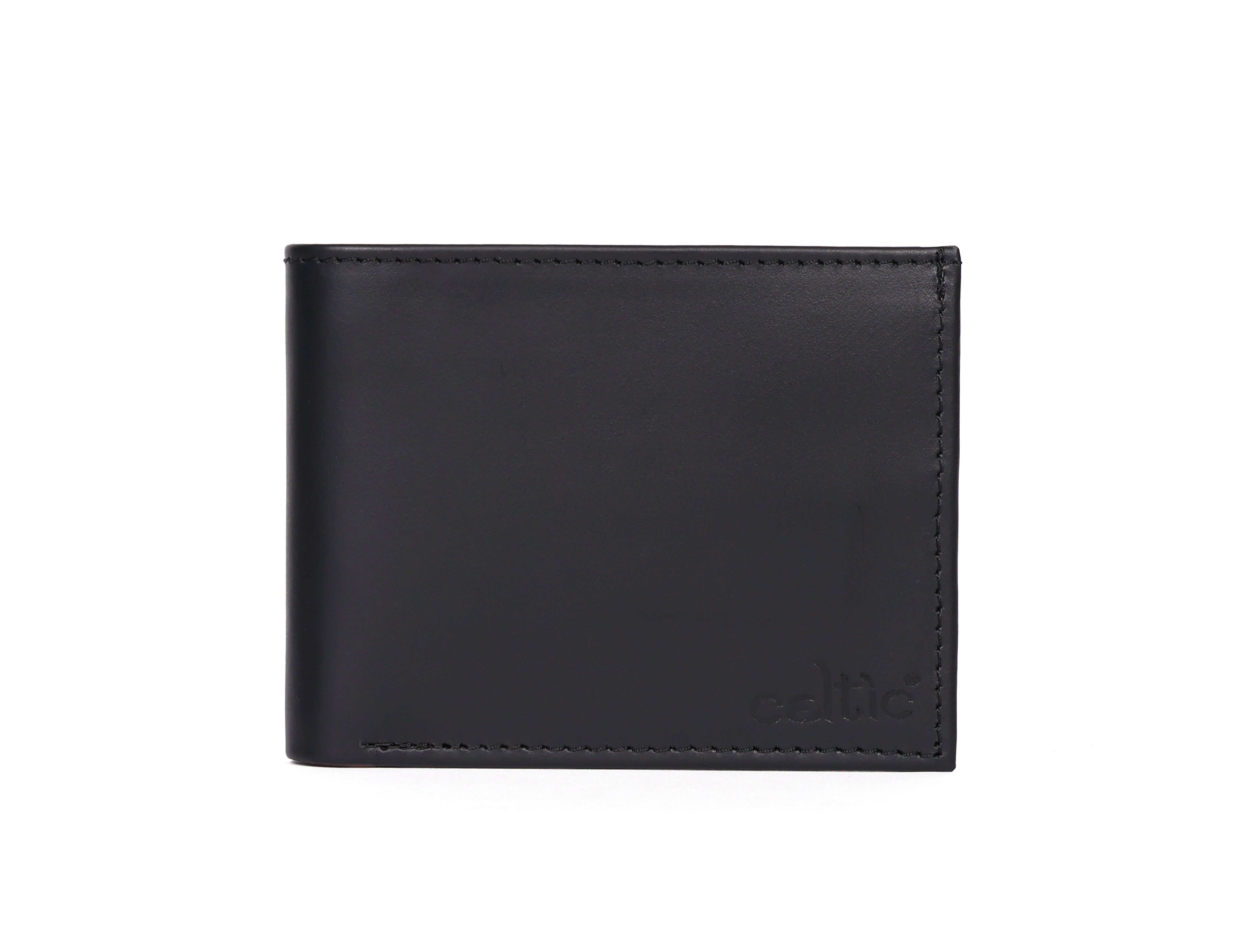 Celtic Genuine Leather Bi-Fold Wallet with Coin Pocket | Slim & Stylish Men’s Wallet