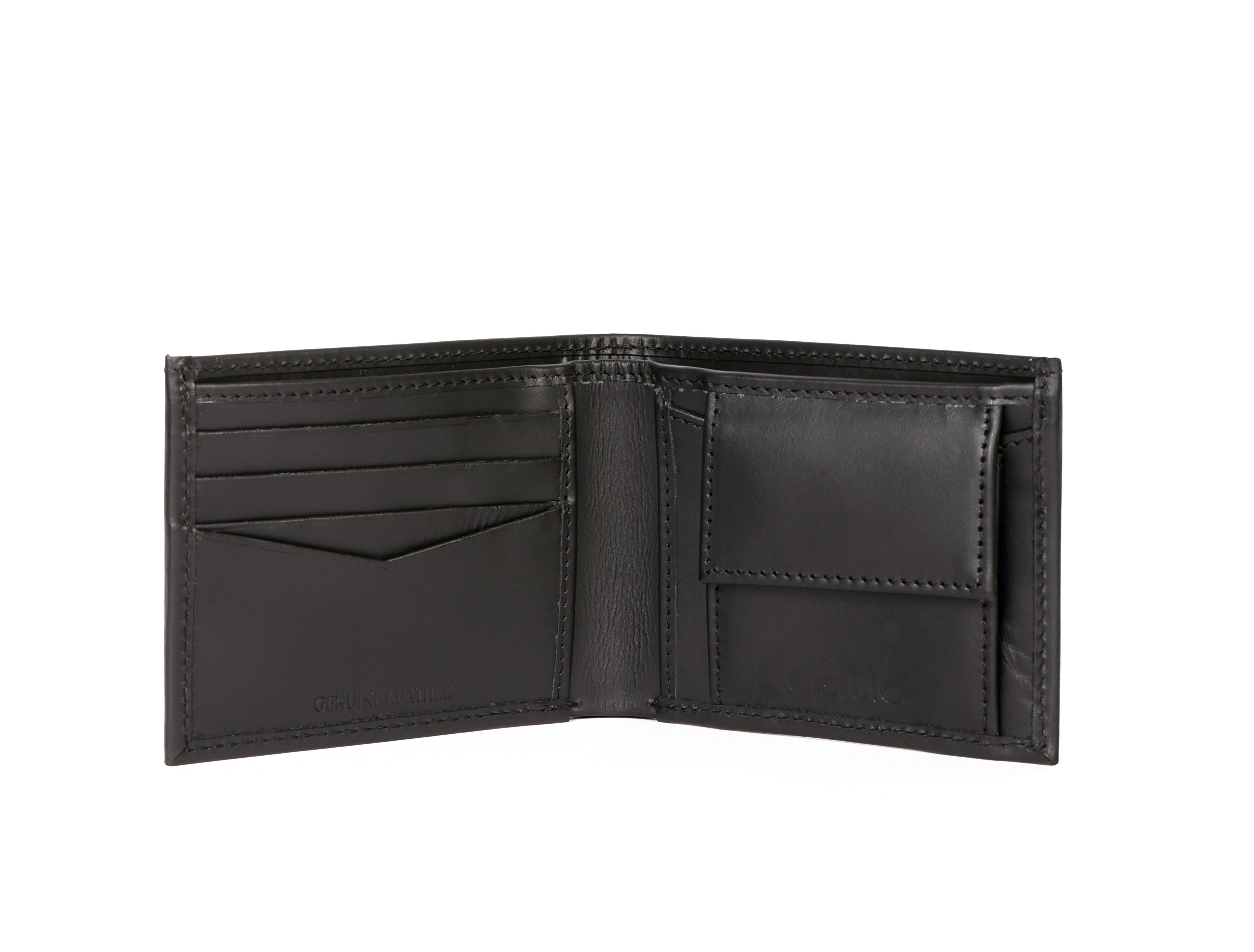 Celtic Genuine Leather Bi-Fold Wallet with Coin Pocket | Slim & Stylish Men’s Wallet
