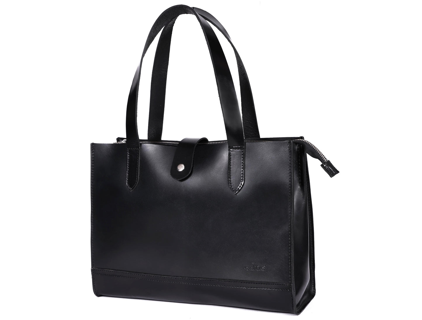 premium Elegant Brown Leather Tote Bag, Art: BG-1407
