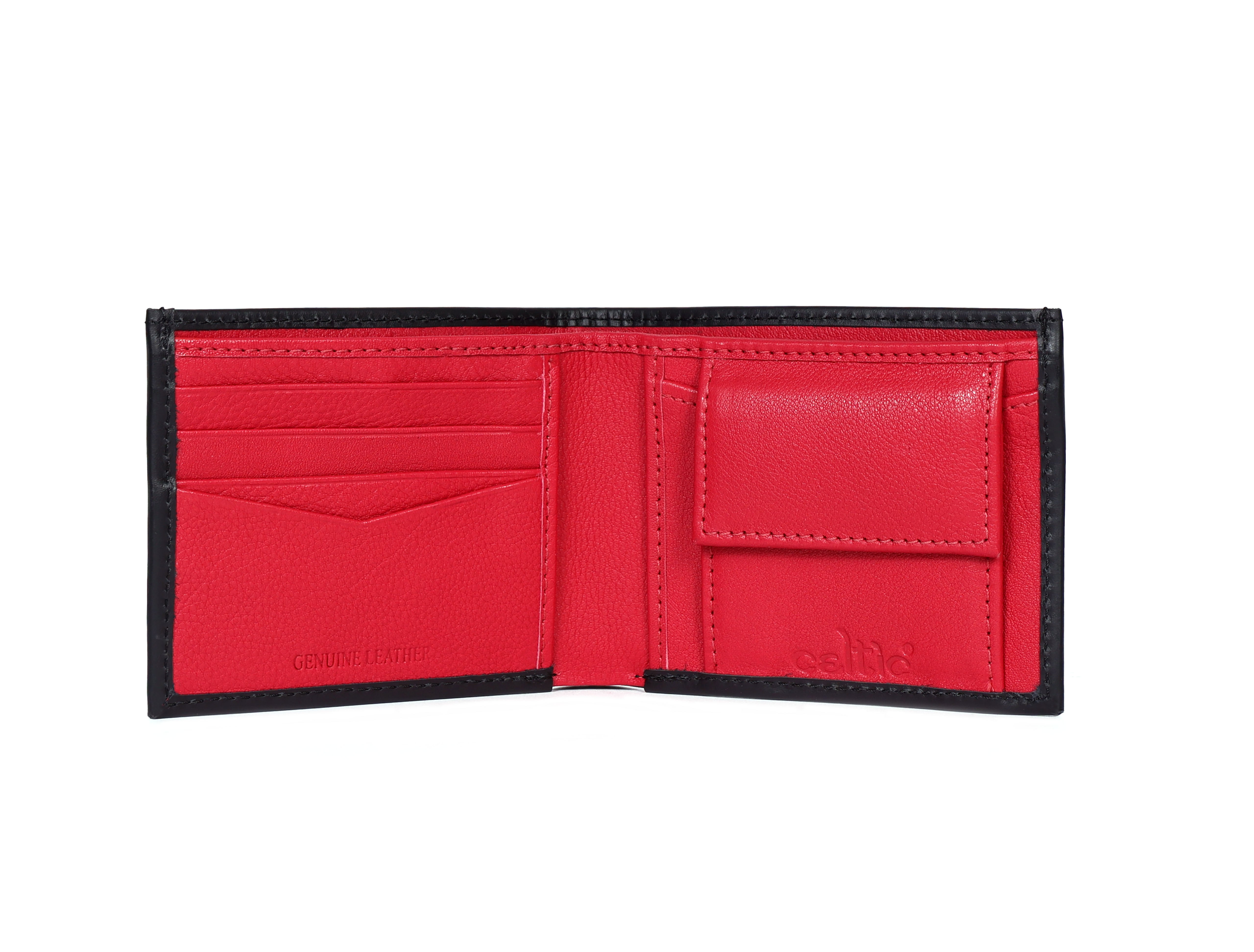 Celtic Genuine Leather Bi-Fold Wallet with Coin Pocket | Slim & Stylish Men’s Wallet