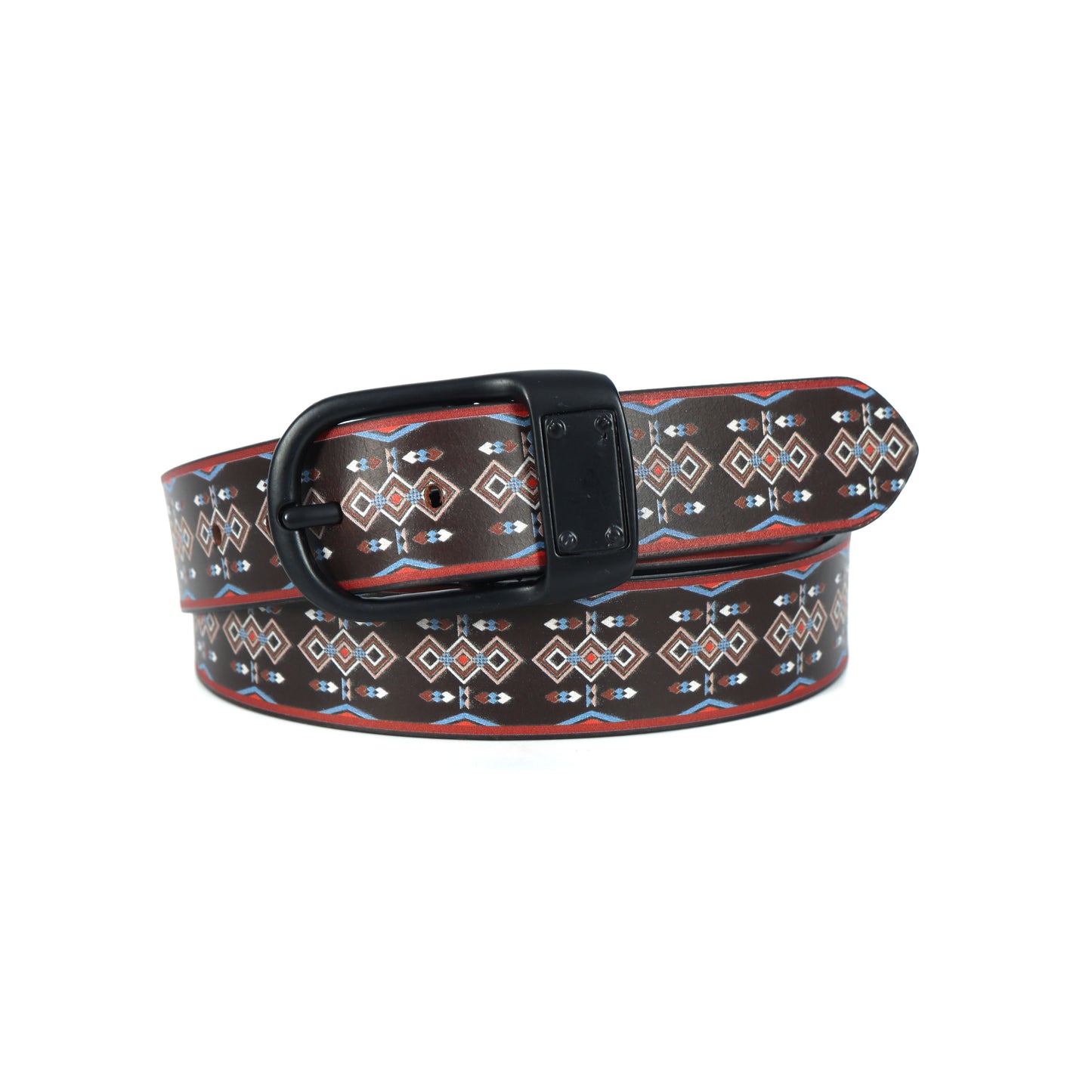 Custom Printed Belt with Black Buckle Stylish & Durable Accessory for Everyday Wear.LB-895