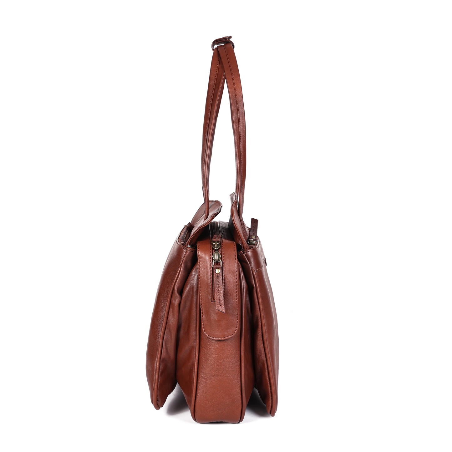 Elegant NDM Soft Leather Tote Bag  Luxurious, Spacious, and Versatile. Art:-BG-1609