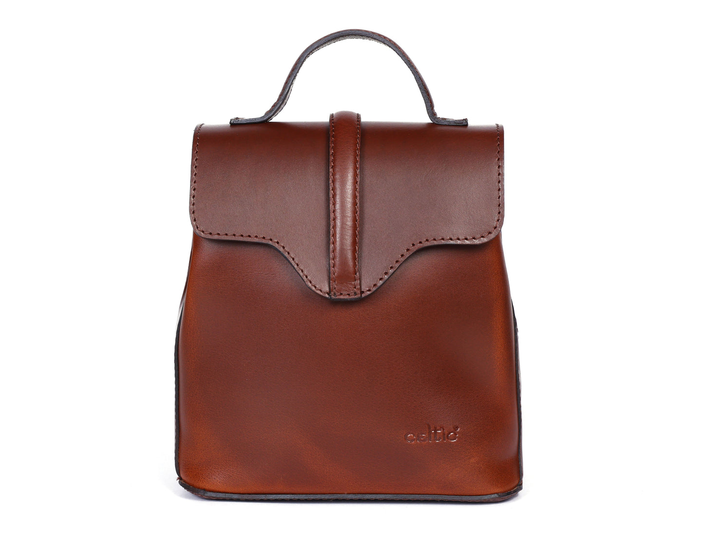 Chic Brown Small Backpack: Elevate Your On-the-Go Style with Fashion and Functionality. - CELTICINDIA